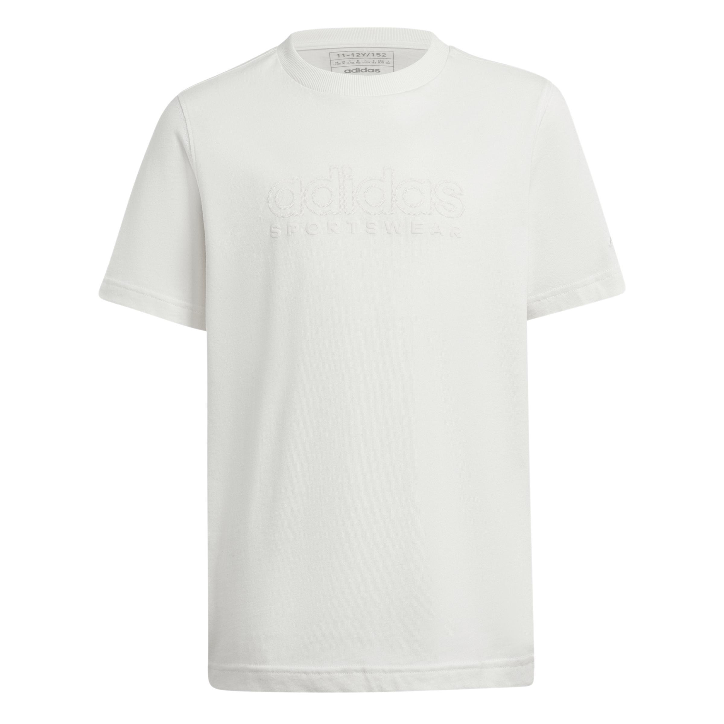 Unisex Kids ALL SZN Graphics T-Shirt, White, , large image number 0
