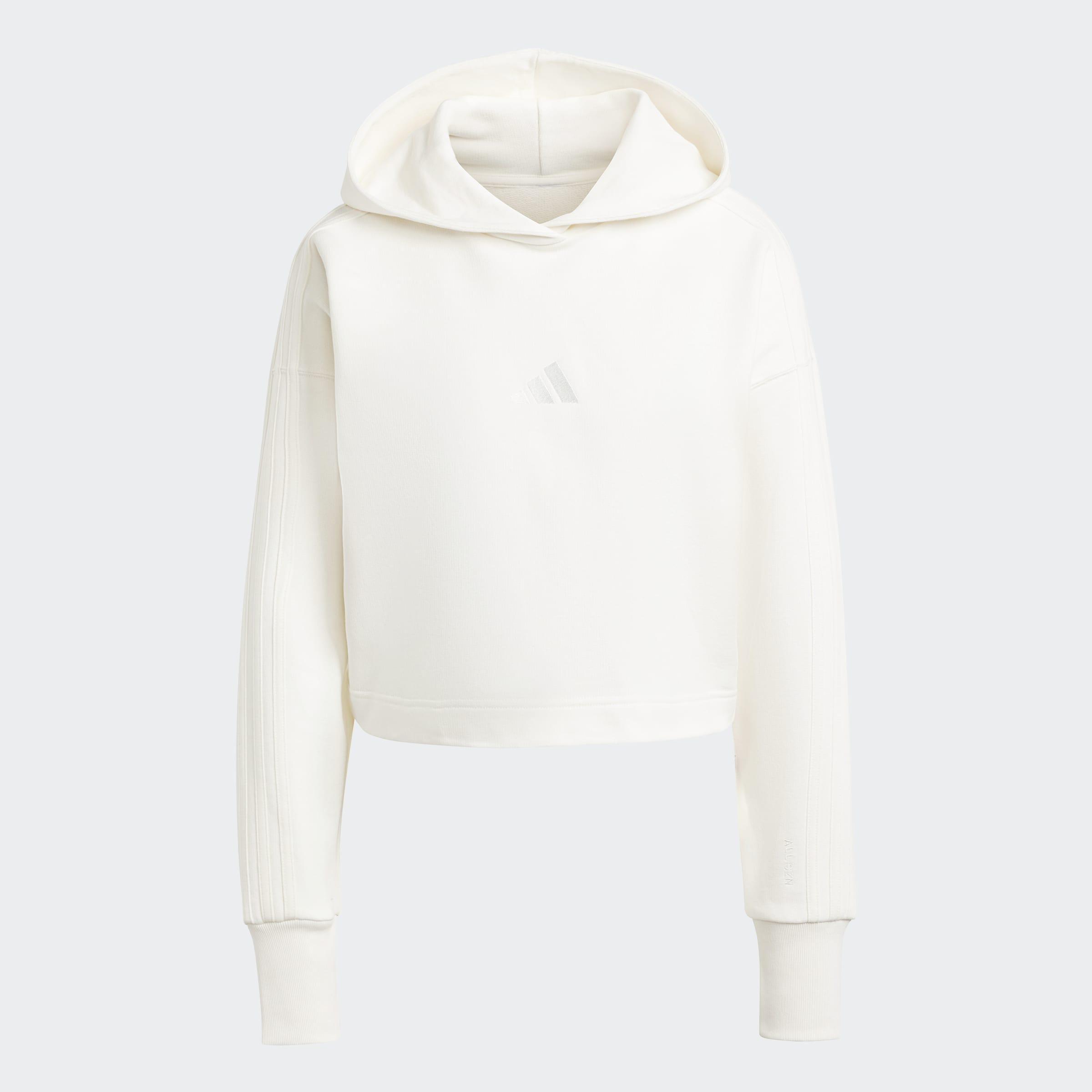 ALL SZN French Terry 3-Stripes Hoodie, White