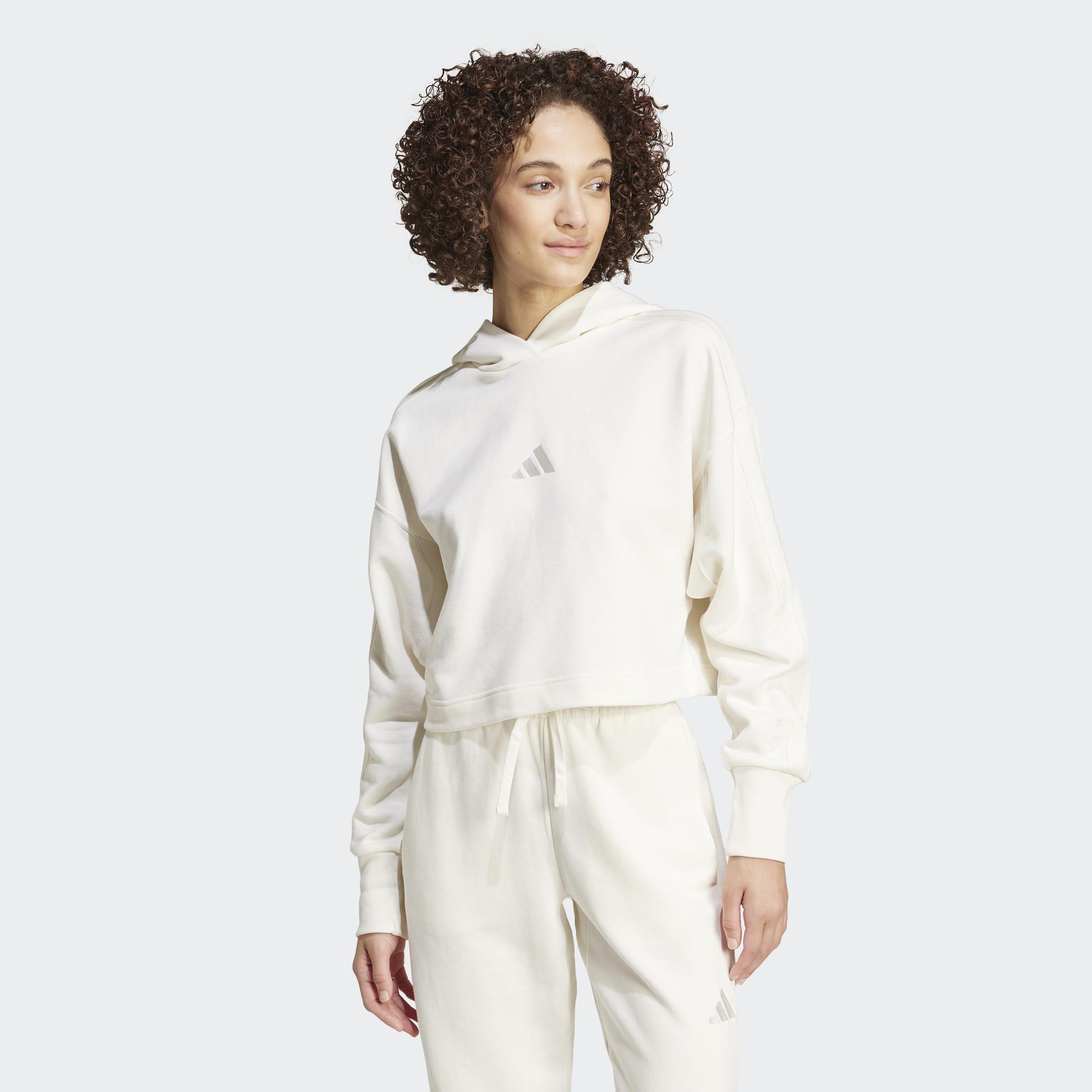 ALL SZN French Terry 3-Stripes Hoodie, White, A901_ONE, large image number 5