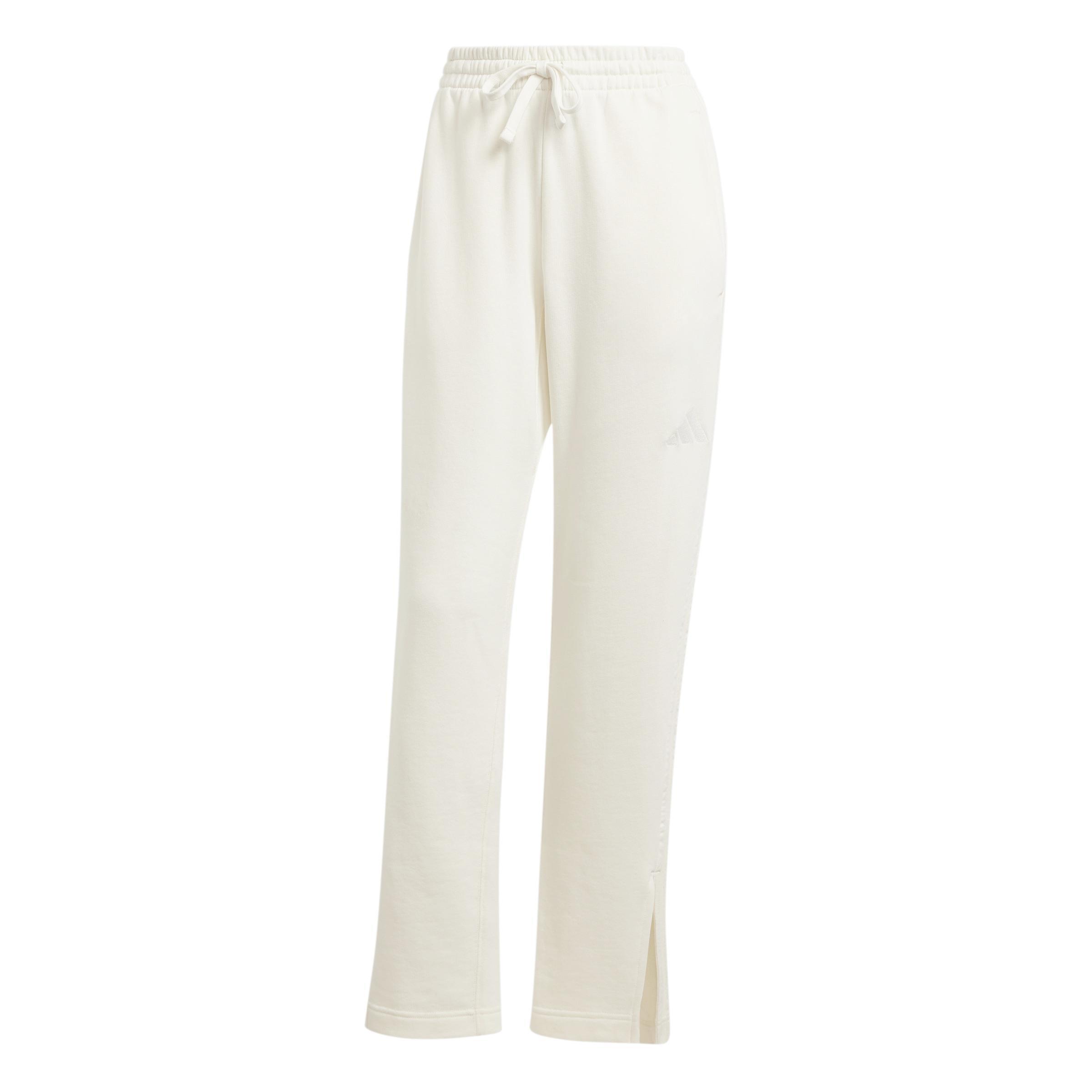ALL SZN French Terry 3-Stripes Straight Leg Joggers, White, , large image number 0