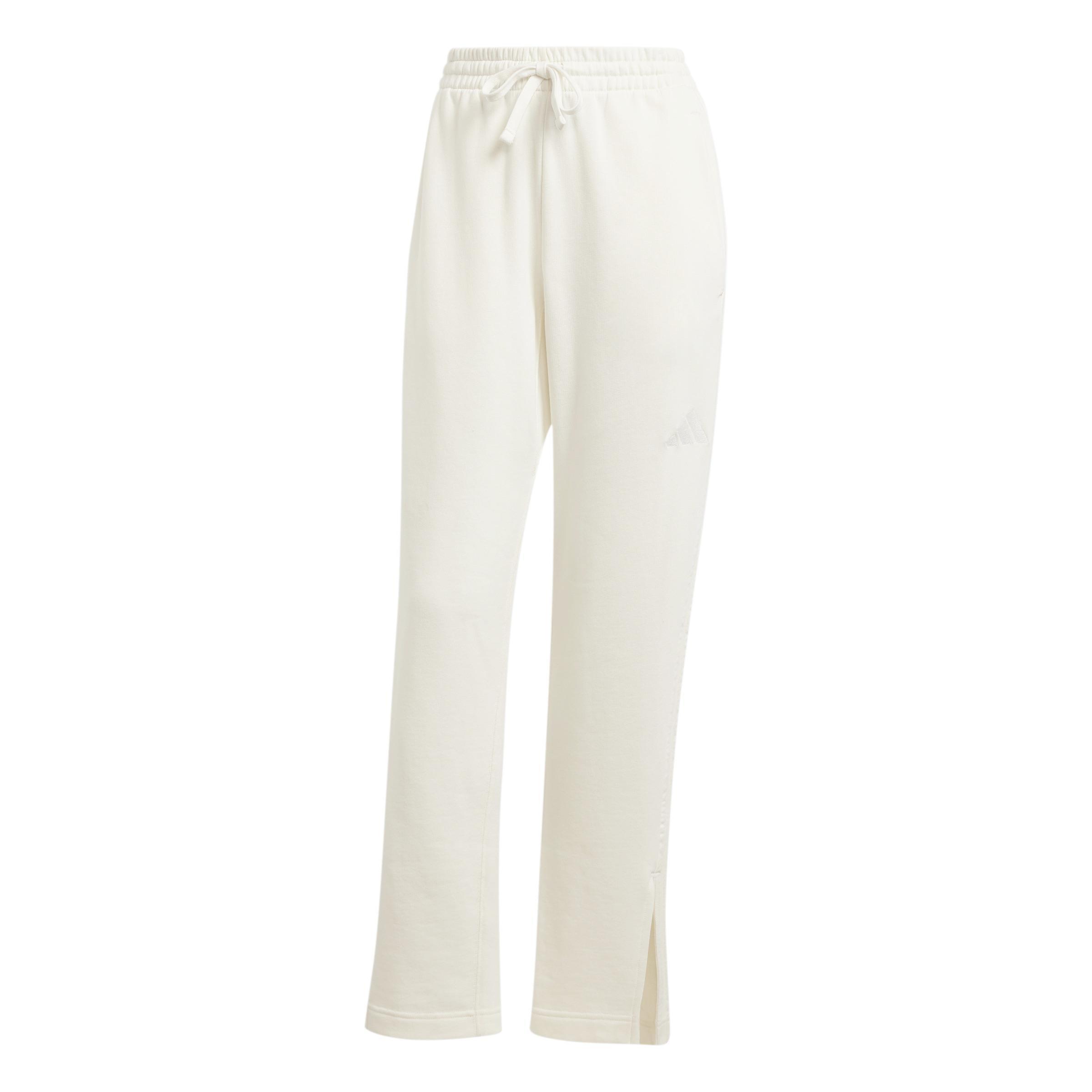 ALL SZN French Terry 3-Stripes Straight Leg Joggers, White, , large image number 1