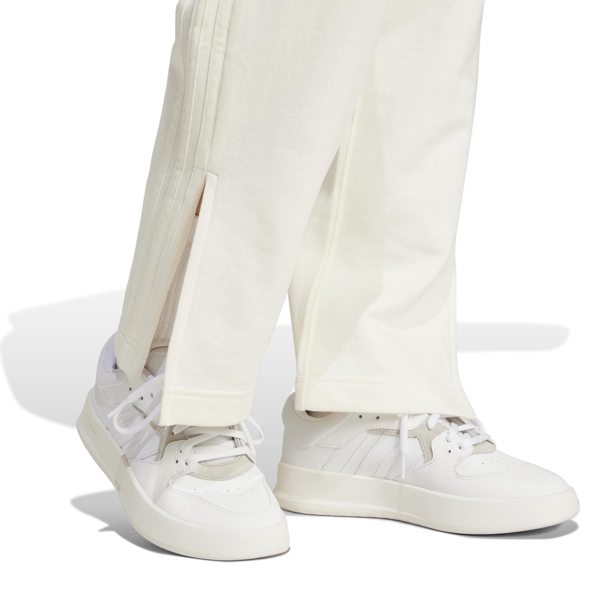 ALL SZN French Terry 3-Stripes Straight Leg Joggers, White, , large image number 4