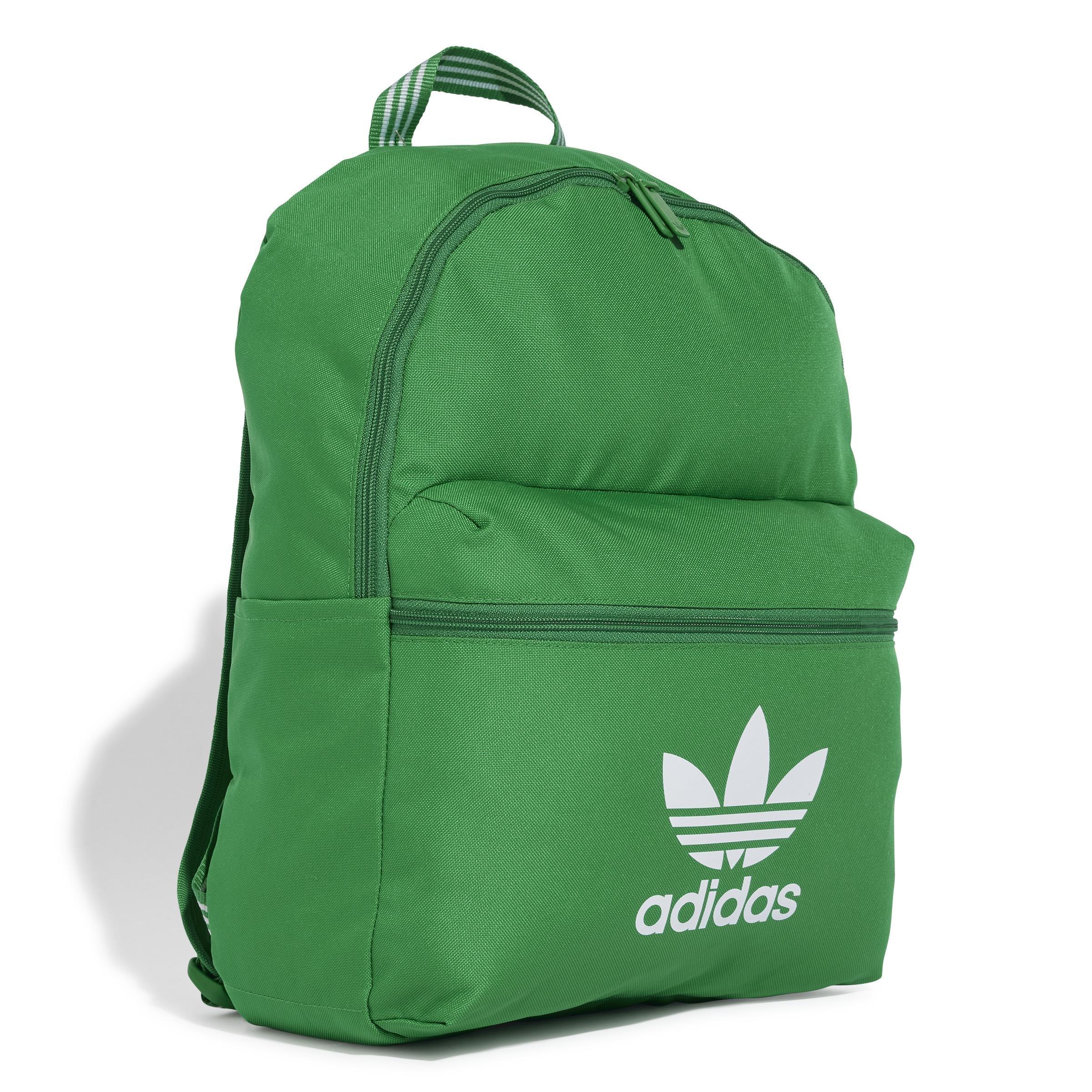 Unisex Adicolor Backpack, Green, A901_ONE, large image number 2