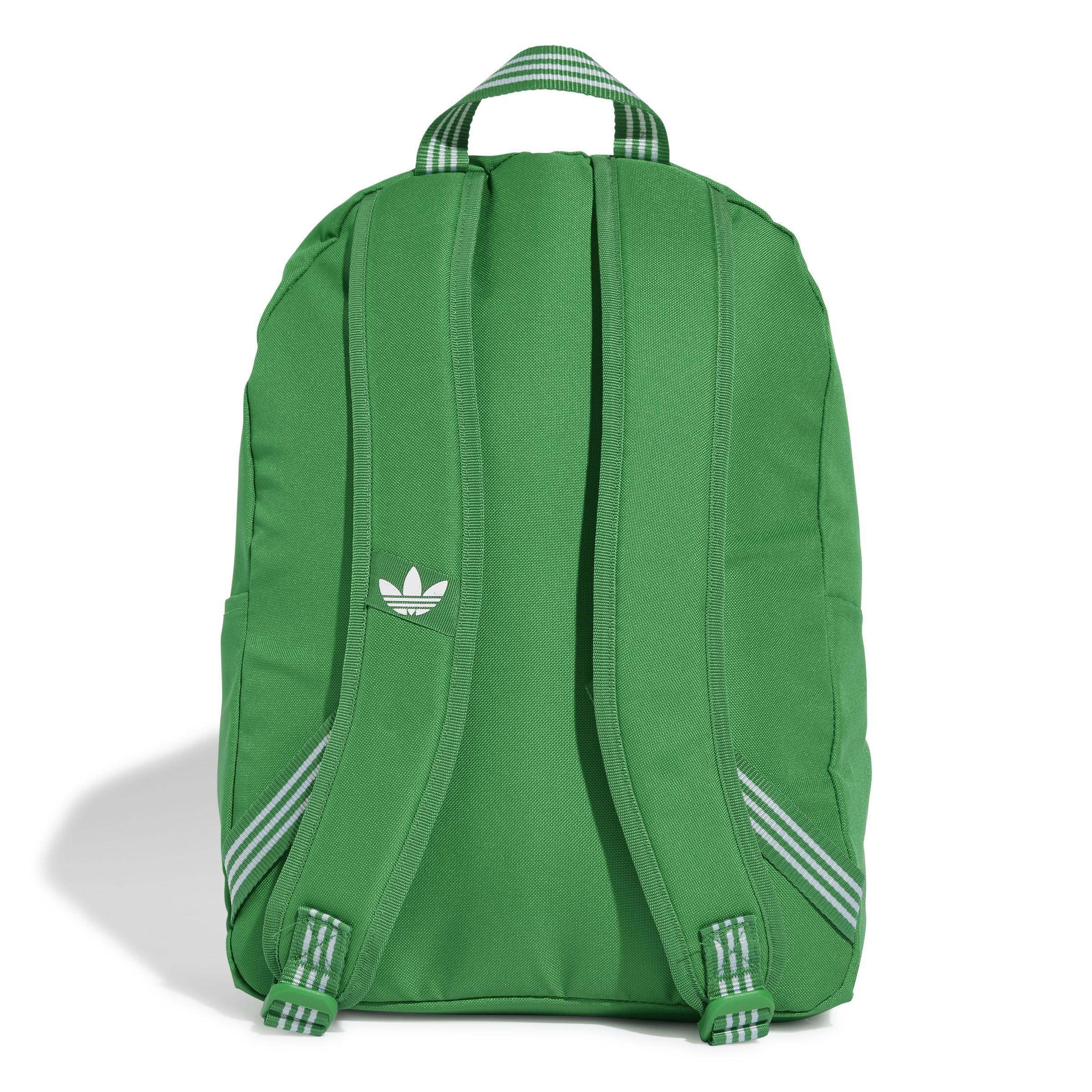 Unisex Adicolor Backpack, Green, A901_ONE, large image number 3