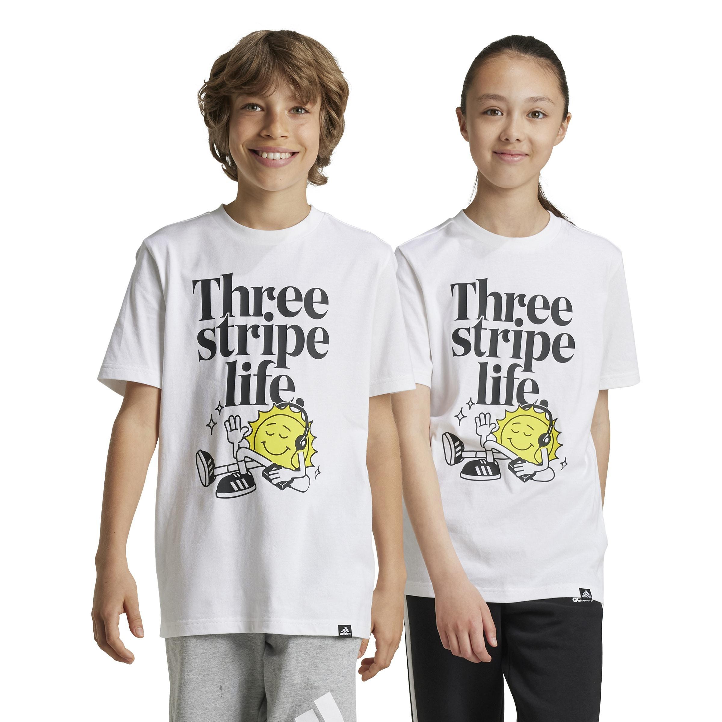 Unisex Positivity Table Graphic T-Shirt, White, A901_ONE, large image number 8