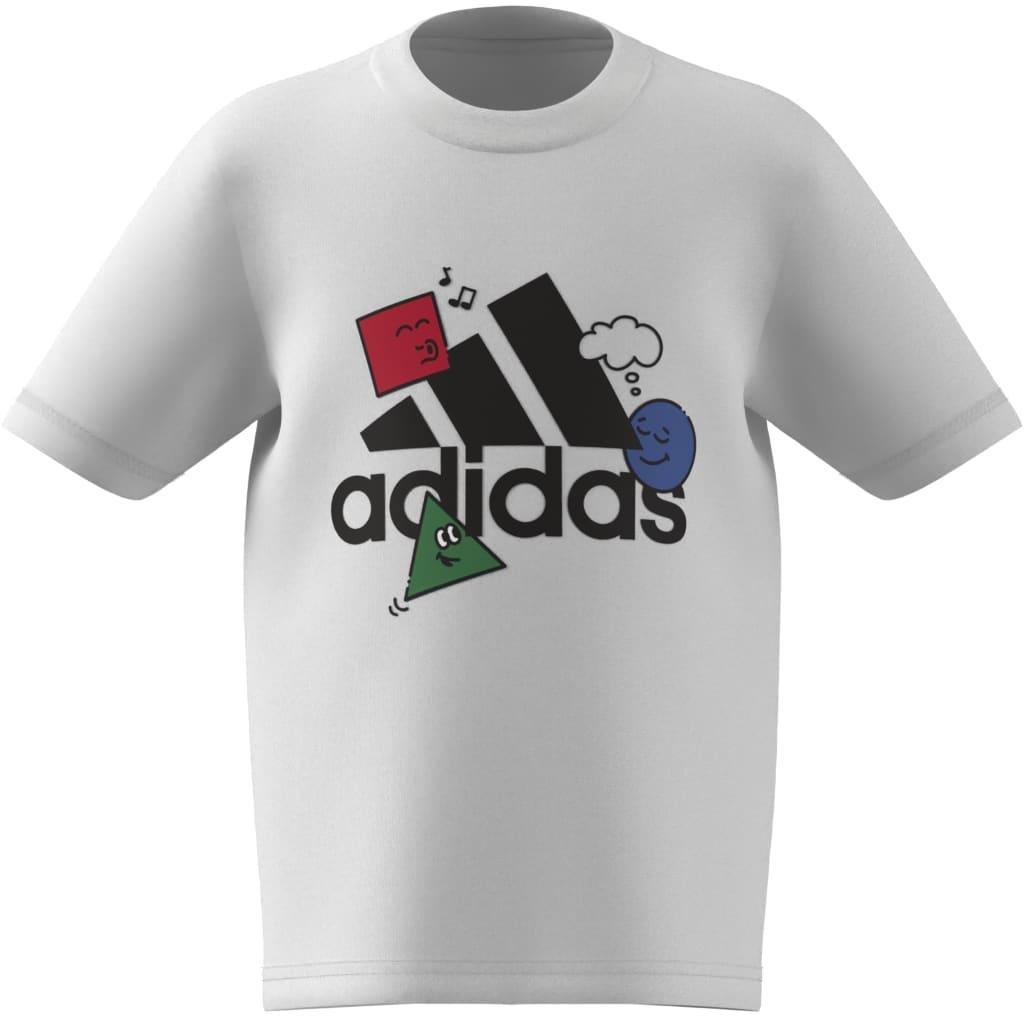 Kids Unisex Positivity Table Graphic T-Shirt, White, A901_ONE, large image number 6