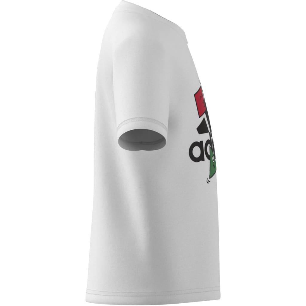 Kids Unisex Positivity Table Graphic T-Shirt, White, A901_ONE, large image number 11