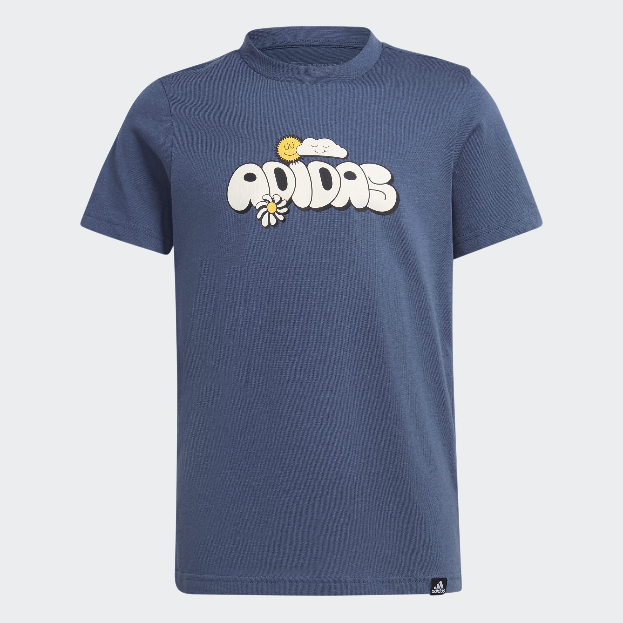 Unisex Kids Graphic T-Shirt, Blue, A901_ONE, medium