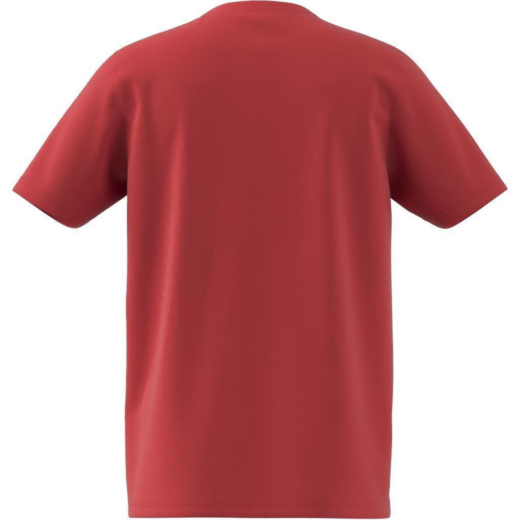 Unisex Kids Training Graphic T-Shirt, Red, , large image number 7