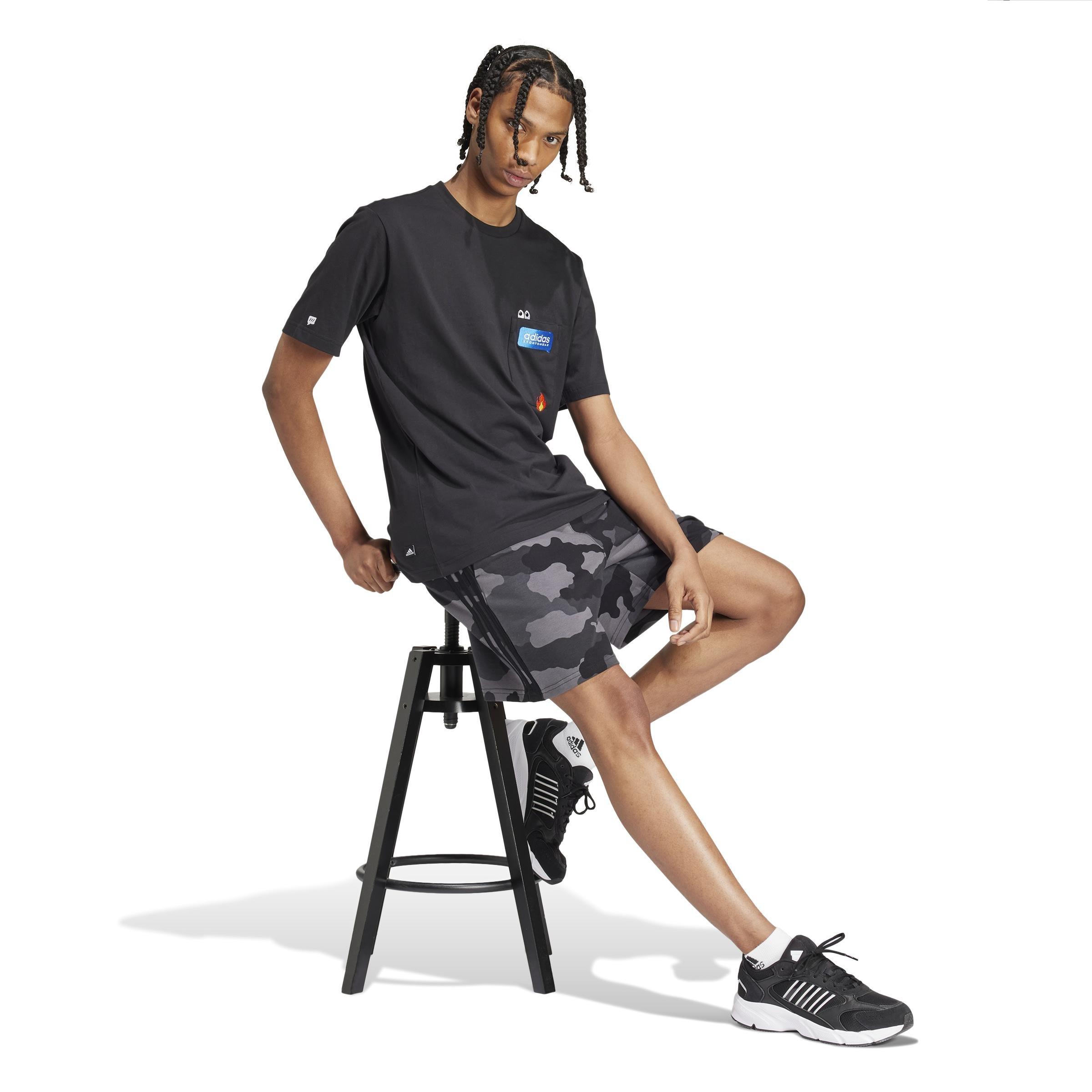 Remoji Pocket Graphic T-Shirt, Multicolour, A901_ONE, large image number 9