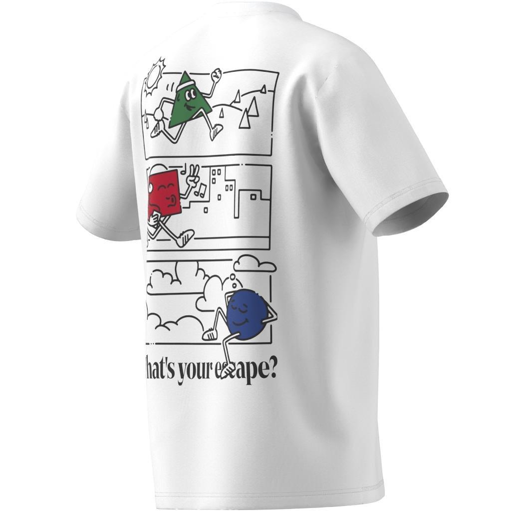 Positivity Shapes Graphic T-Shirt, White, A901_ONE, large image number 11