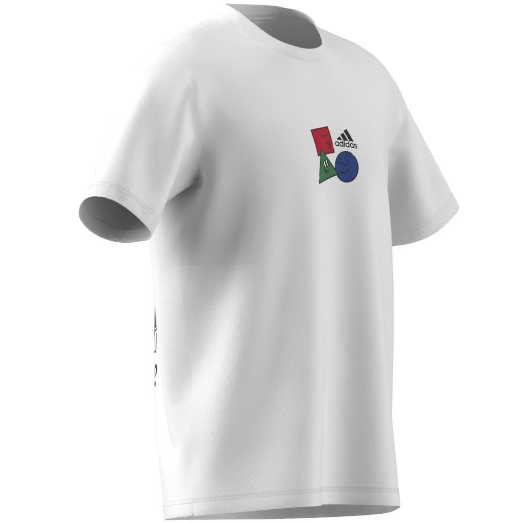 Positivity Shapes Graphic T-Shirt, White, A901_ONE, large image number 12