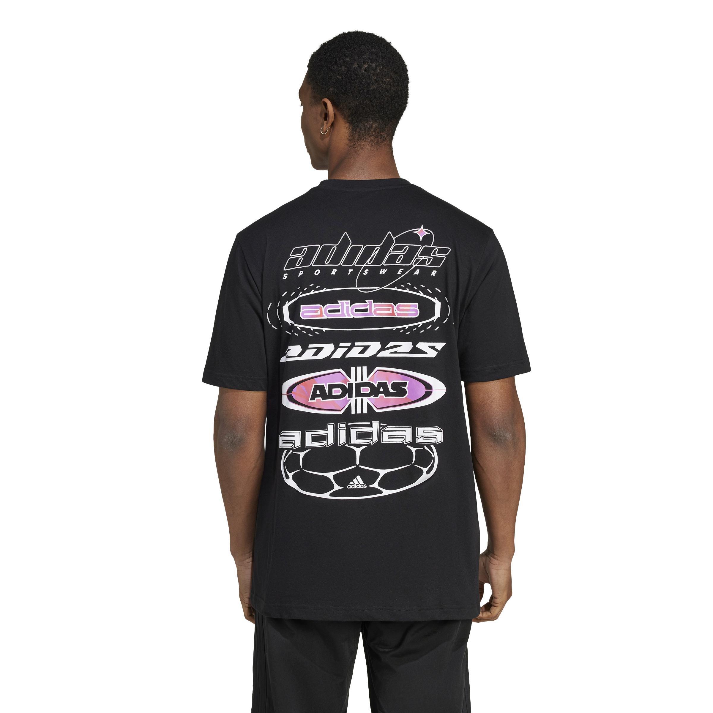 House of Tiro Summer Graphic T-Shirt, Multicolour, , large image number 3