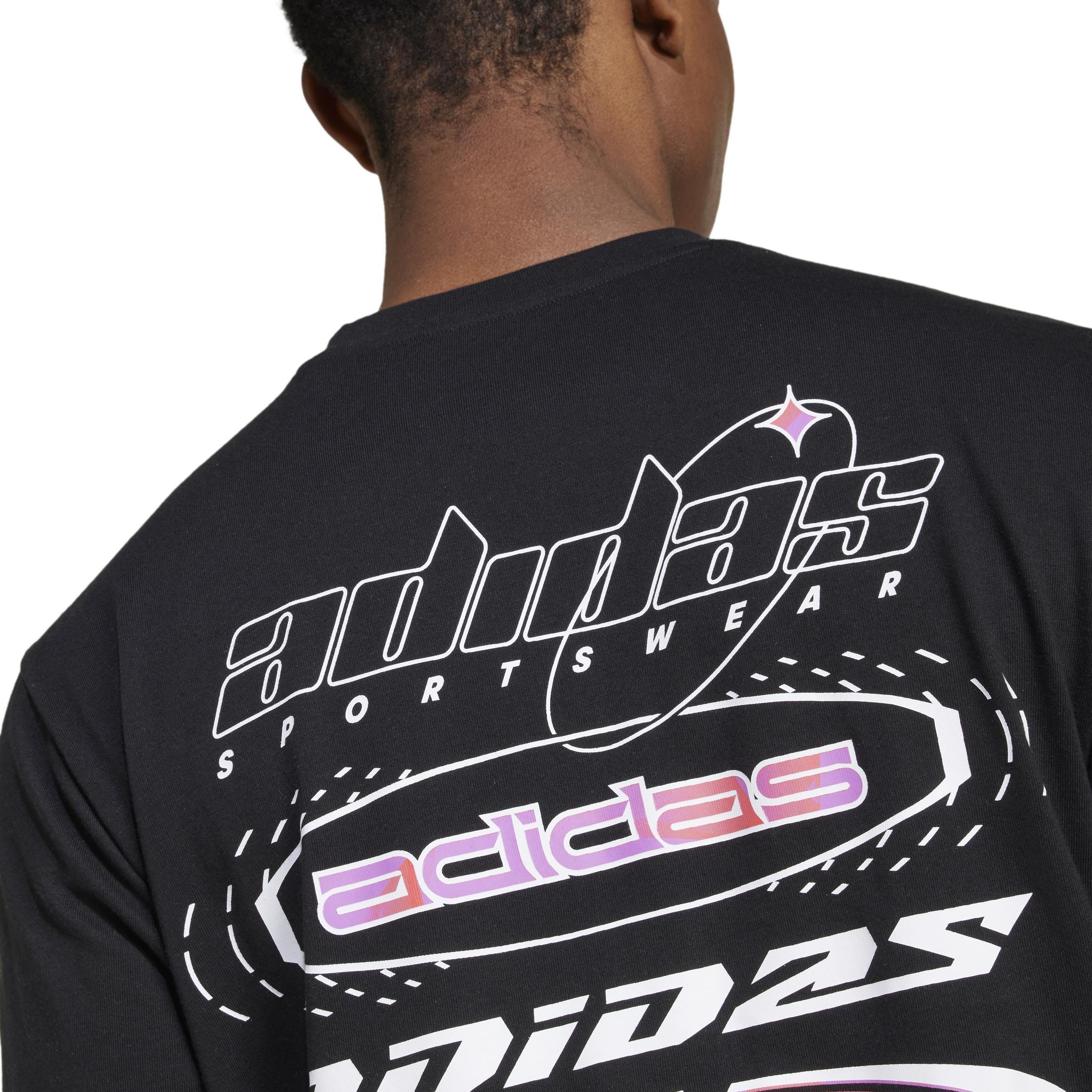 House of Tiro Summer Graphic T-Shirt, Multicolour, , large image number 4