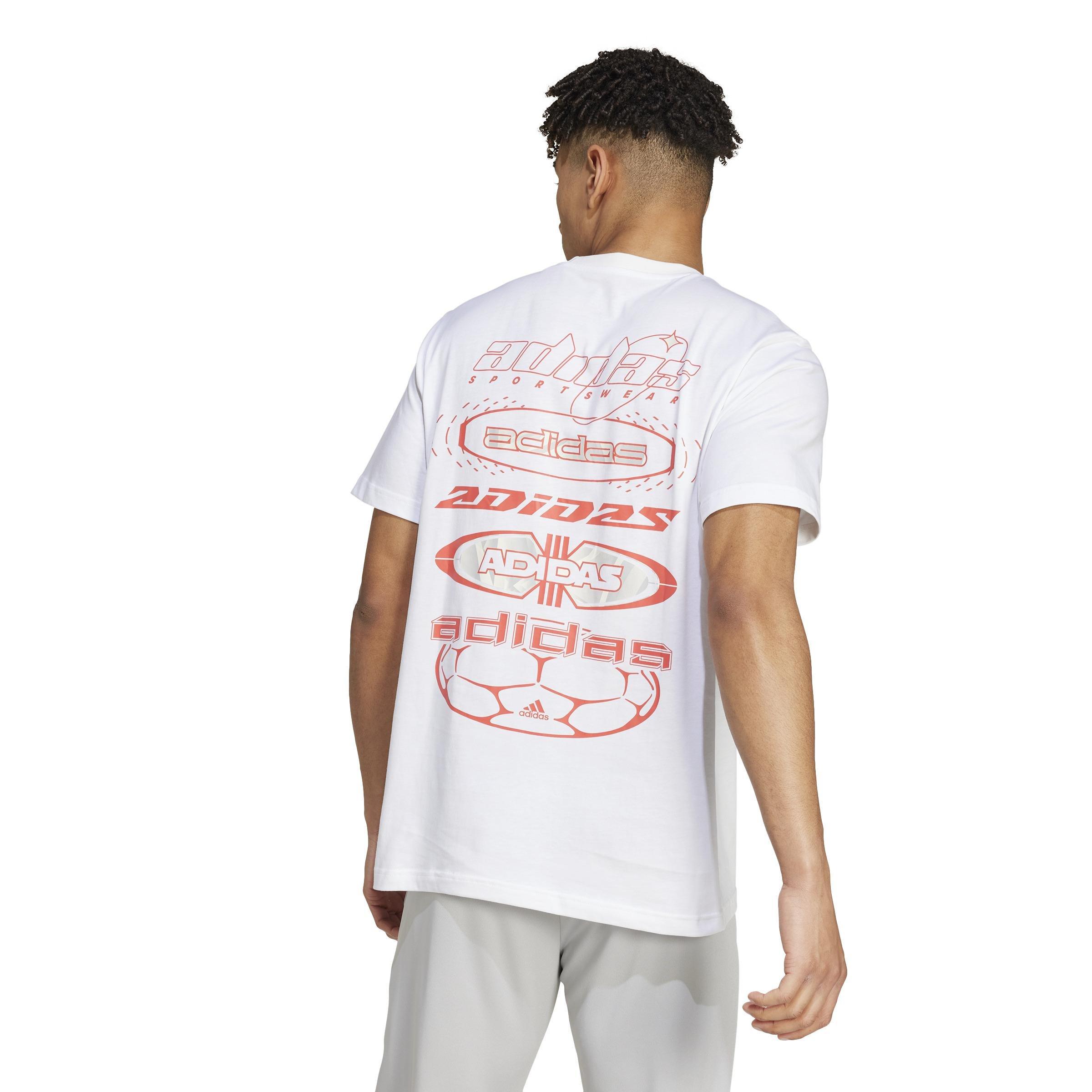 House of Tiro Summer Graphic T-Shirt, White, A901_ONE, large image number 3