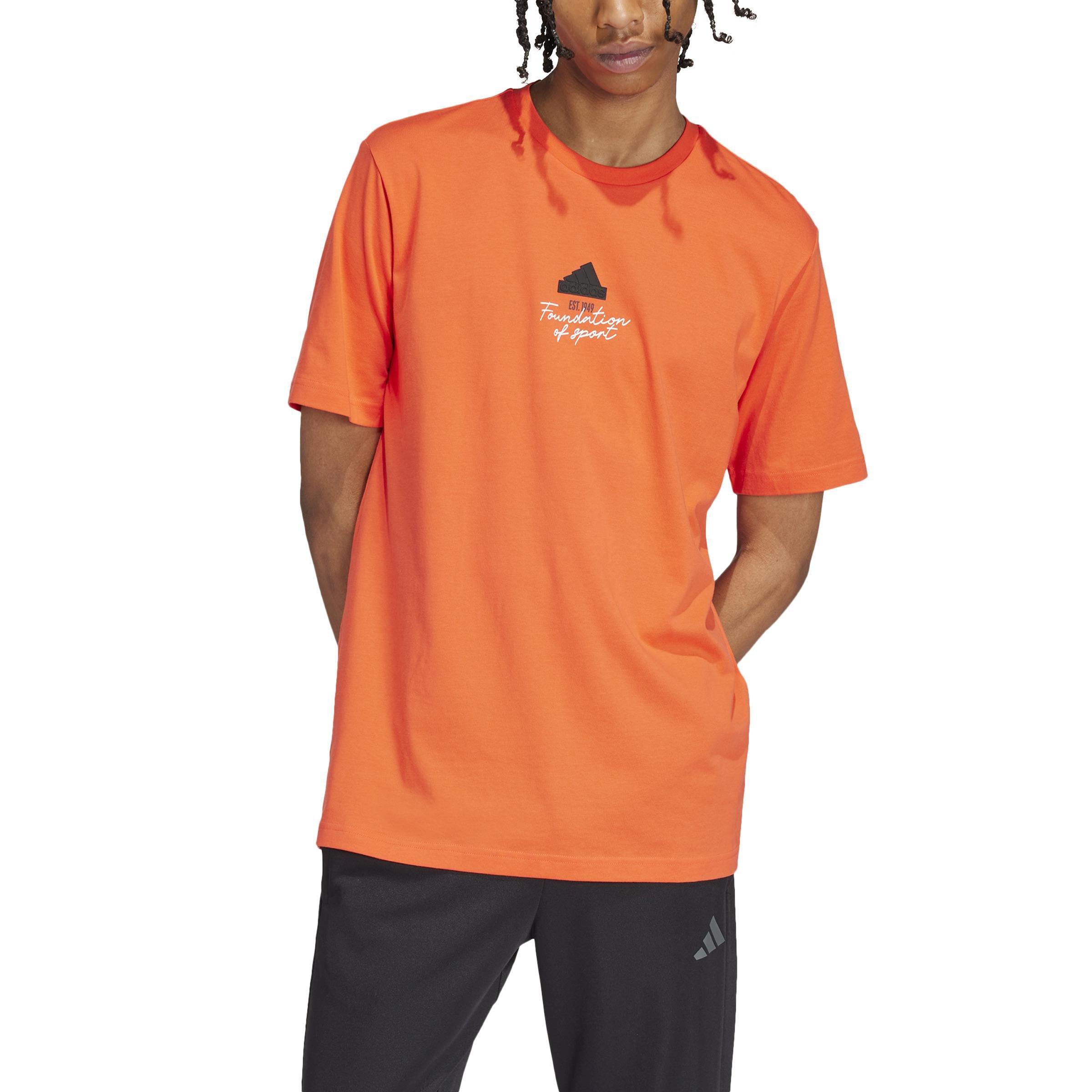 Brand Love Signature Graphic T-Shirt, Orange