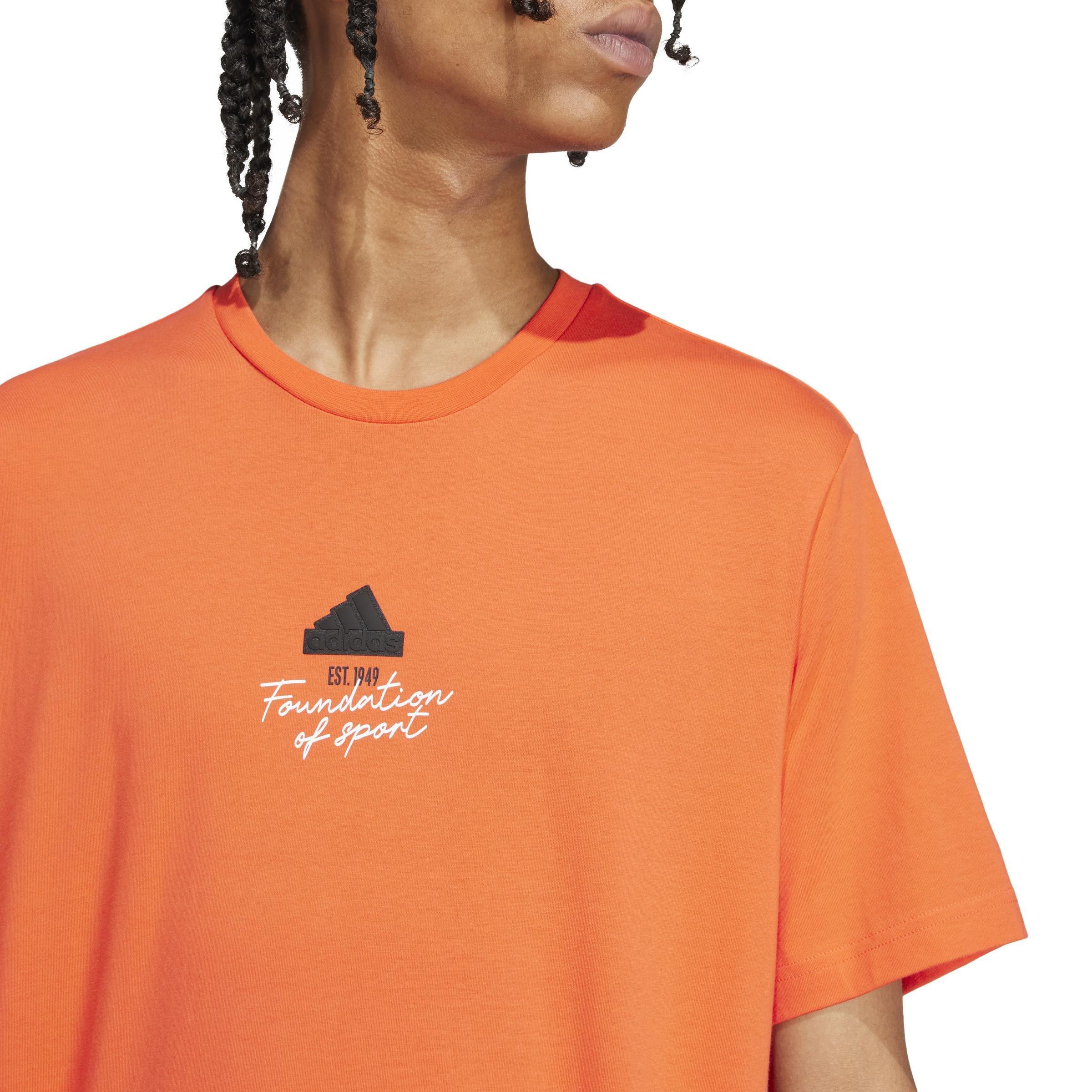Brand Love Signature Graphic T-Shirt, Orange, A901_ONE, large image number 4