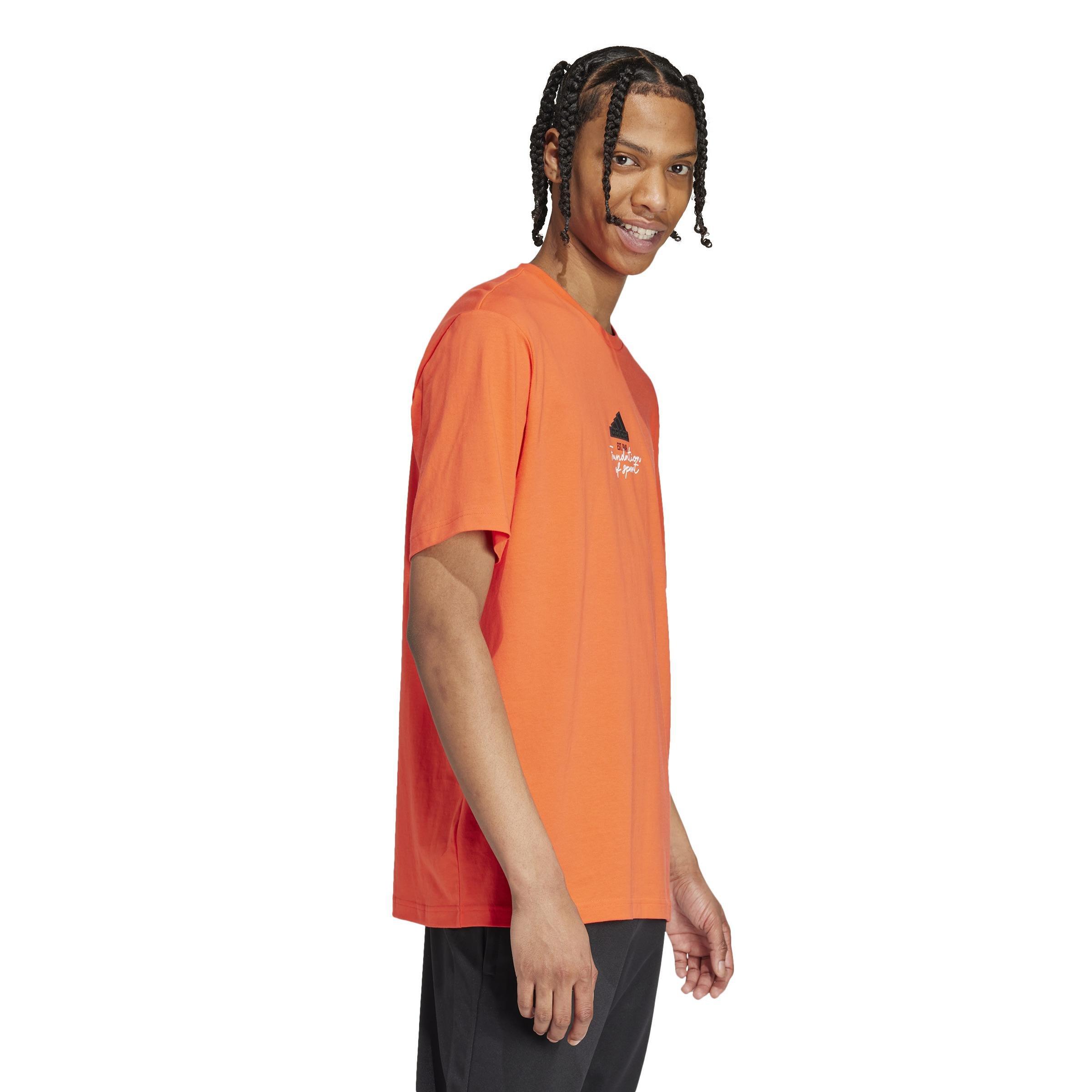 Brand Love Signature Graphic T-Shirt, Orange, A901_ONE, large image number 9