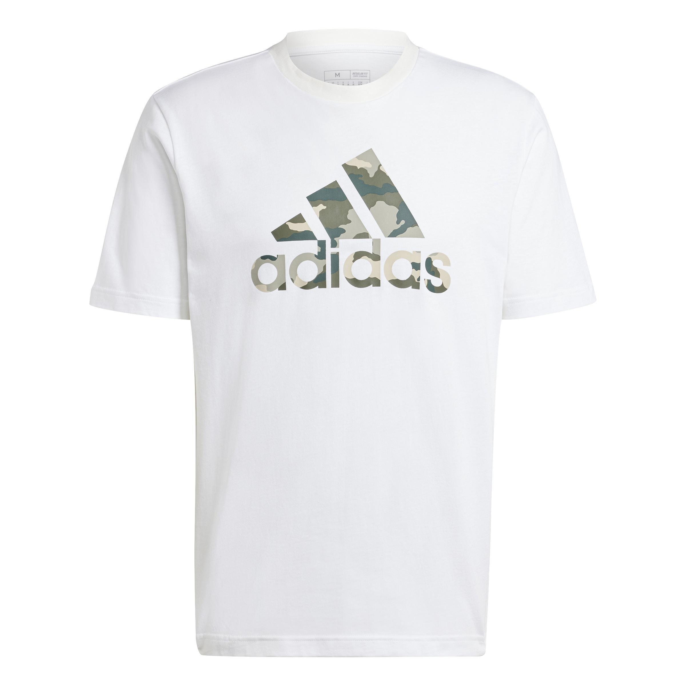 Camo Badge of Sport Graphic T-Shirt, White, , large image number 2