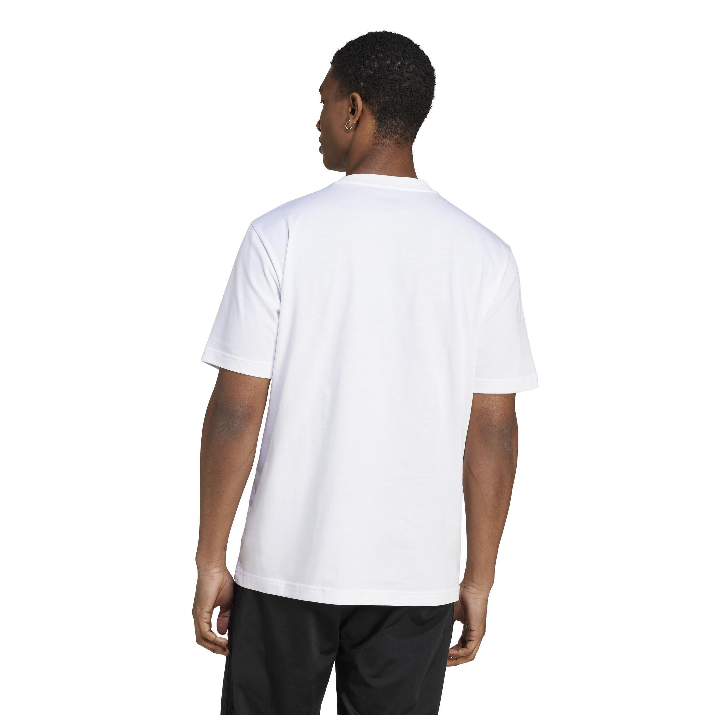 Camo Badge of Sport Graphic T-Shirt, White, , large image number 3