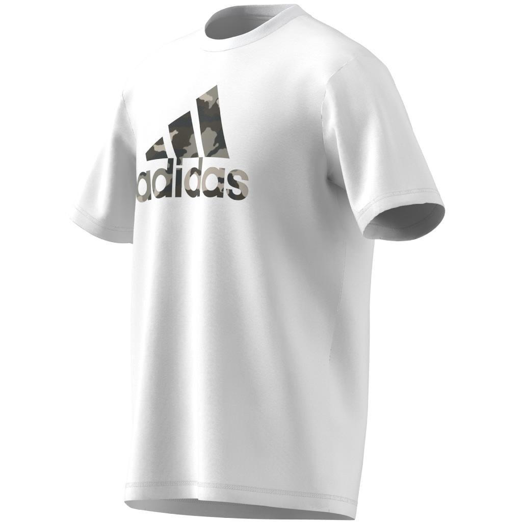 Camo Badge of Sport Graphic T-Shirt, White, , large image number 10