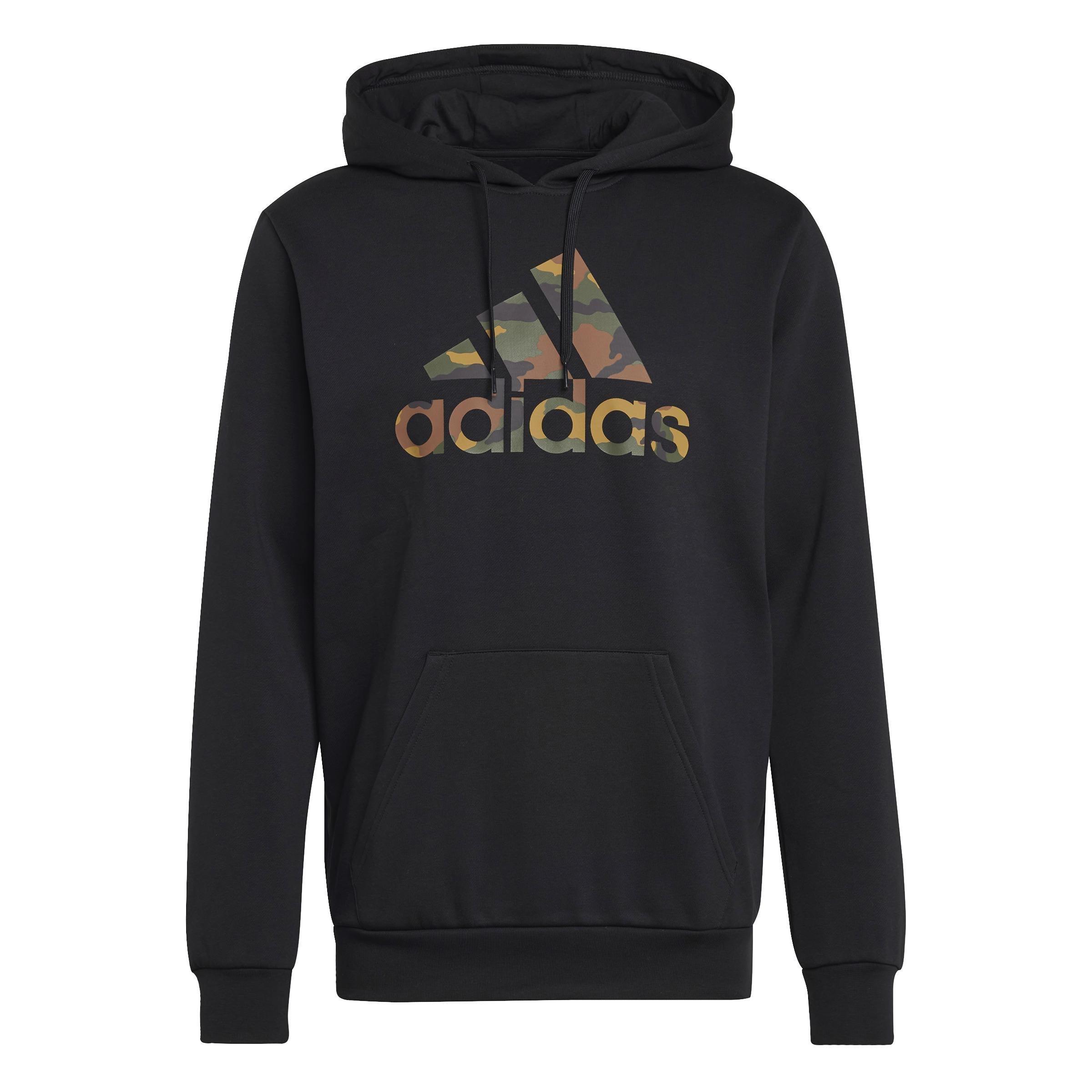 Camo Graphic Hoodie, Black, , large image number 0