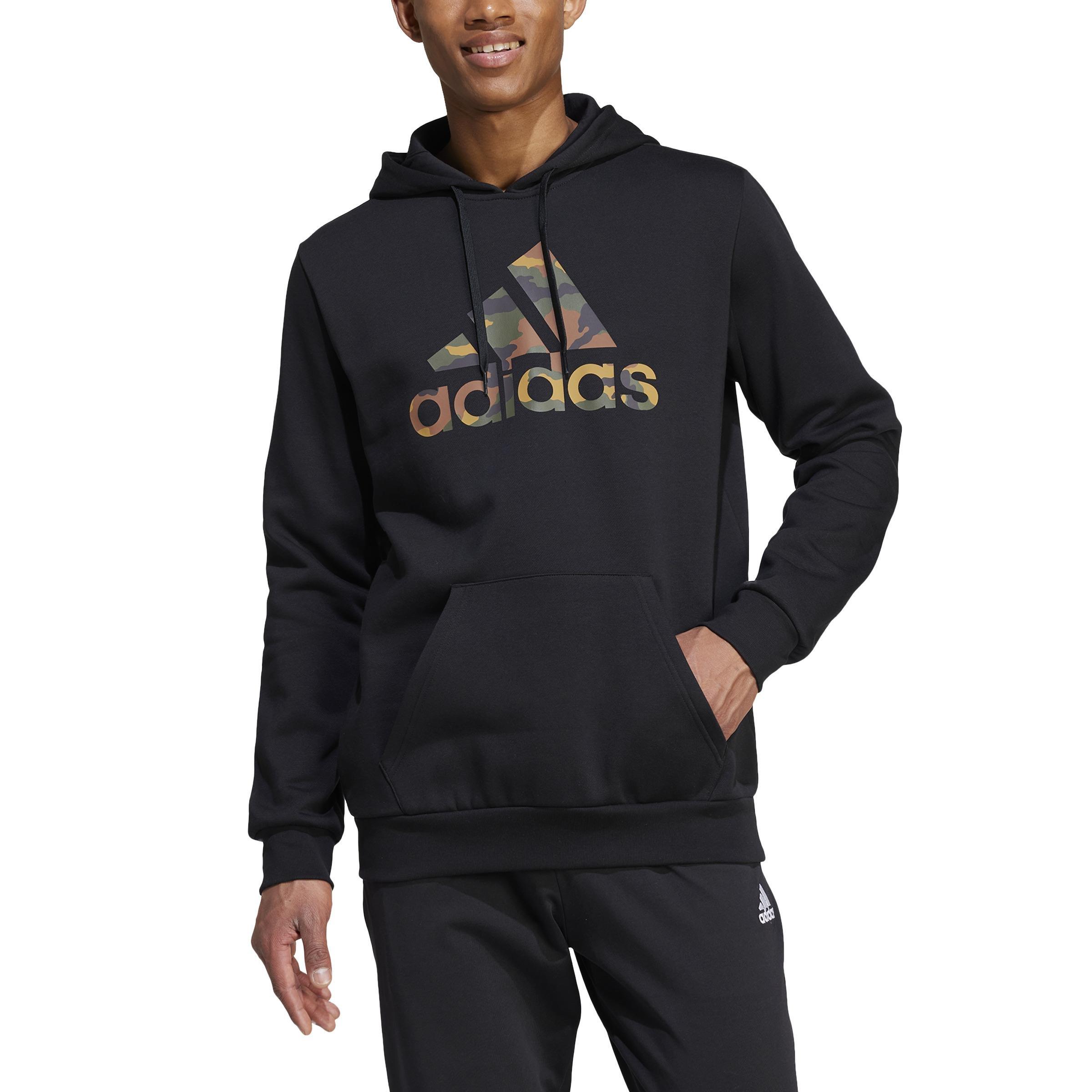 Camo Graphic Hoodie, Black, , large image number 1