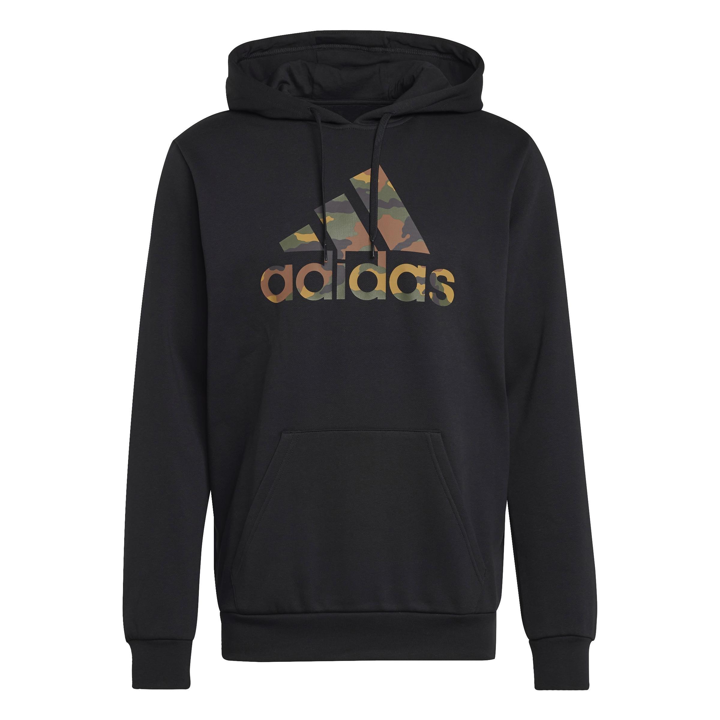 Camo Graphic Hoodie, Black, , large image number 2