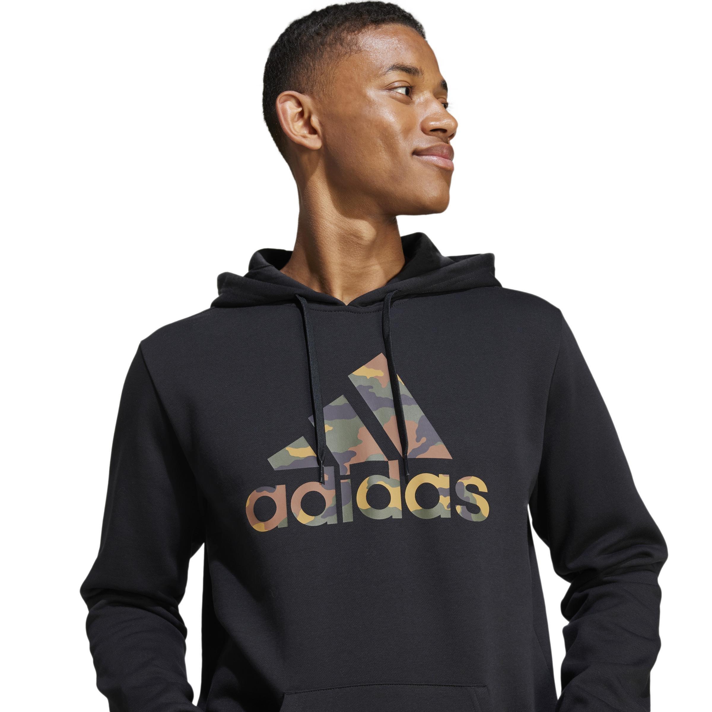 Camo Graphic Hoodie, Black, , large image number 4