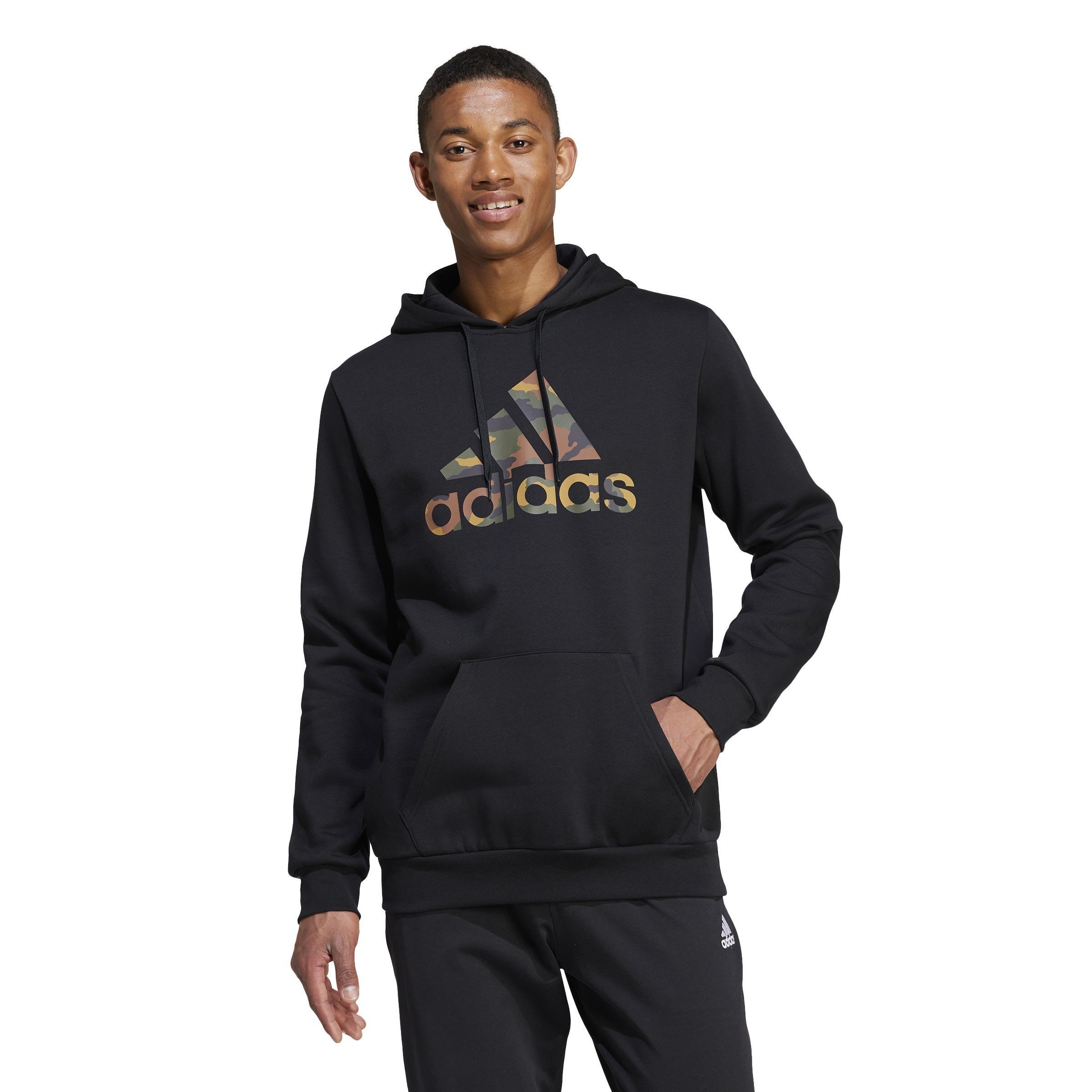 Camo Graphic Hoodie, Black, , large image number 6
