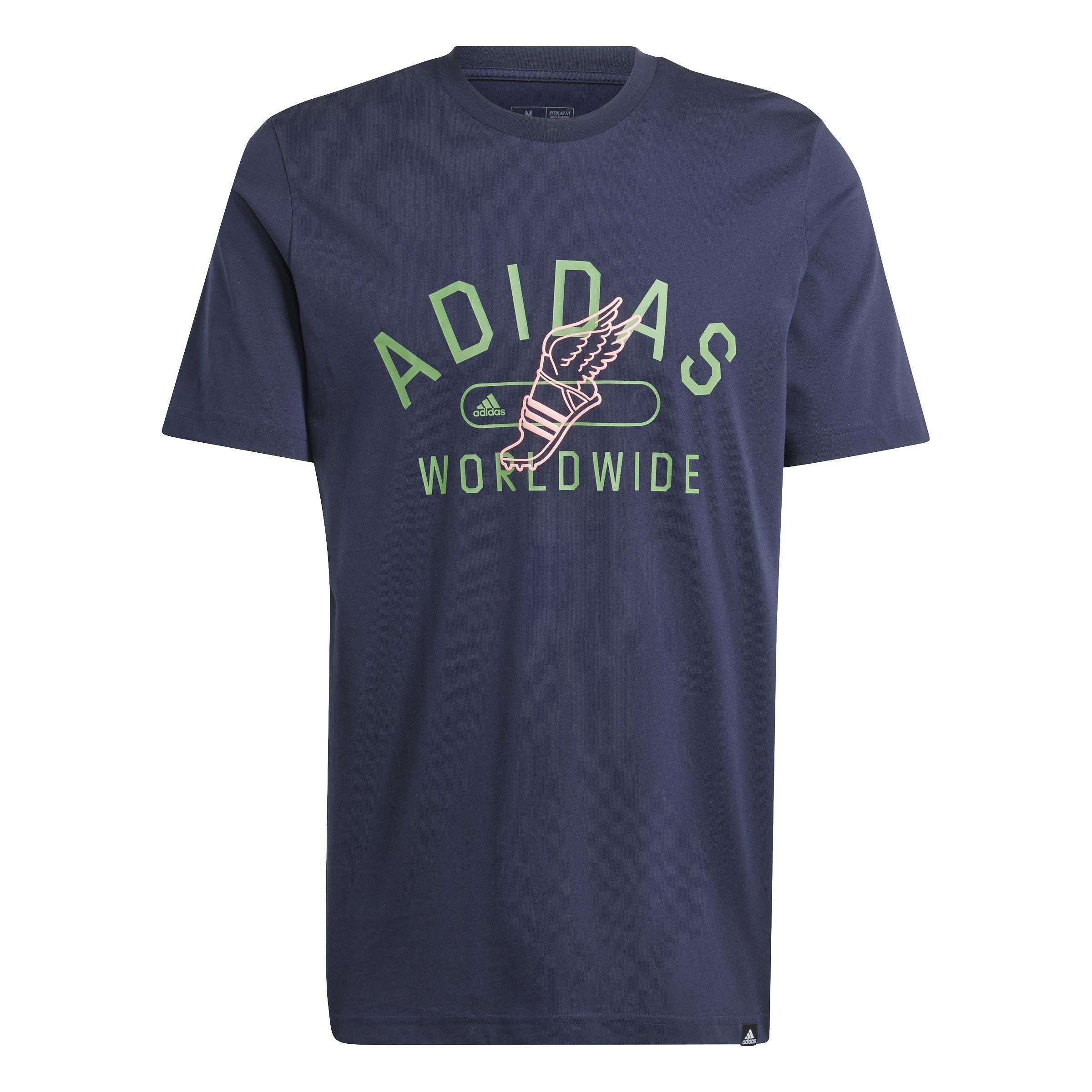 Collegiate Graphic T-shirt, Blue, , large image number 0