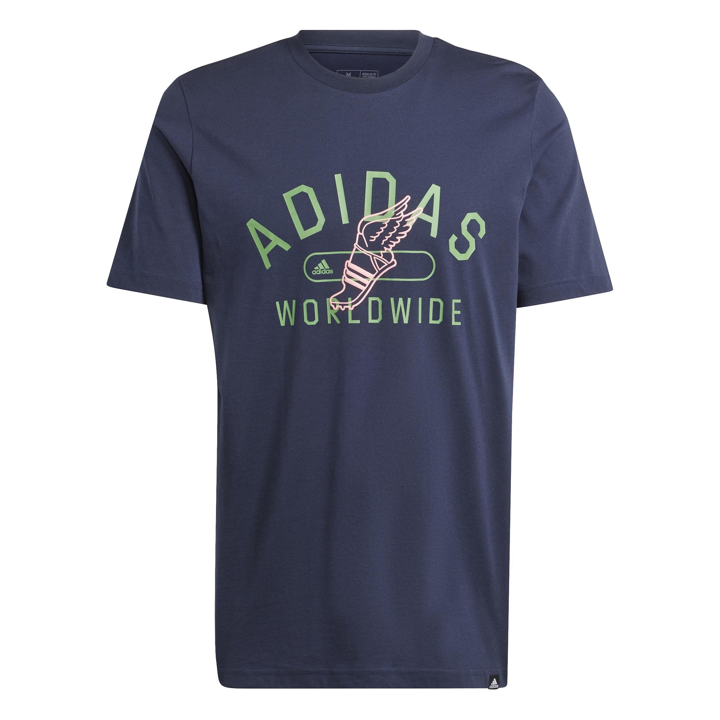 Collegiate Graphic T-shirt, Blue, , large image number 2