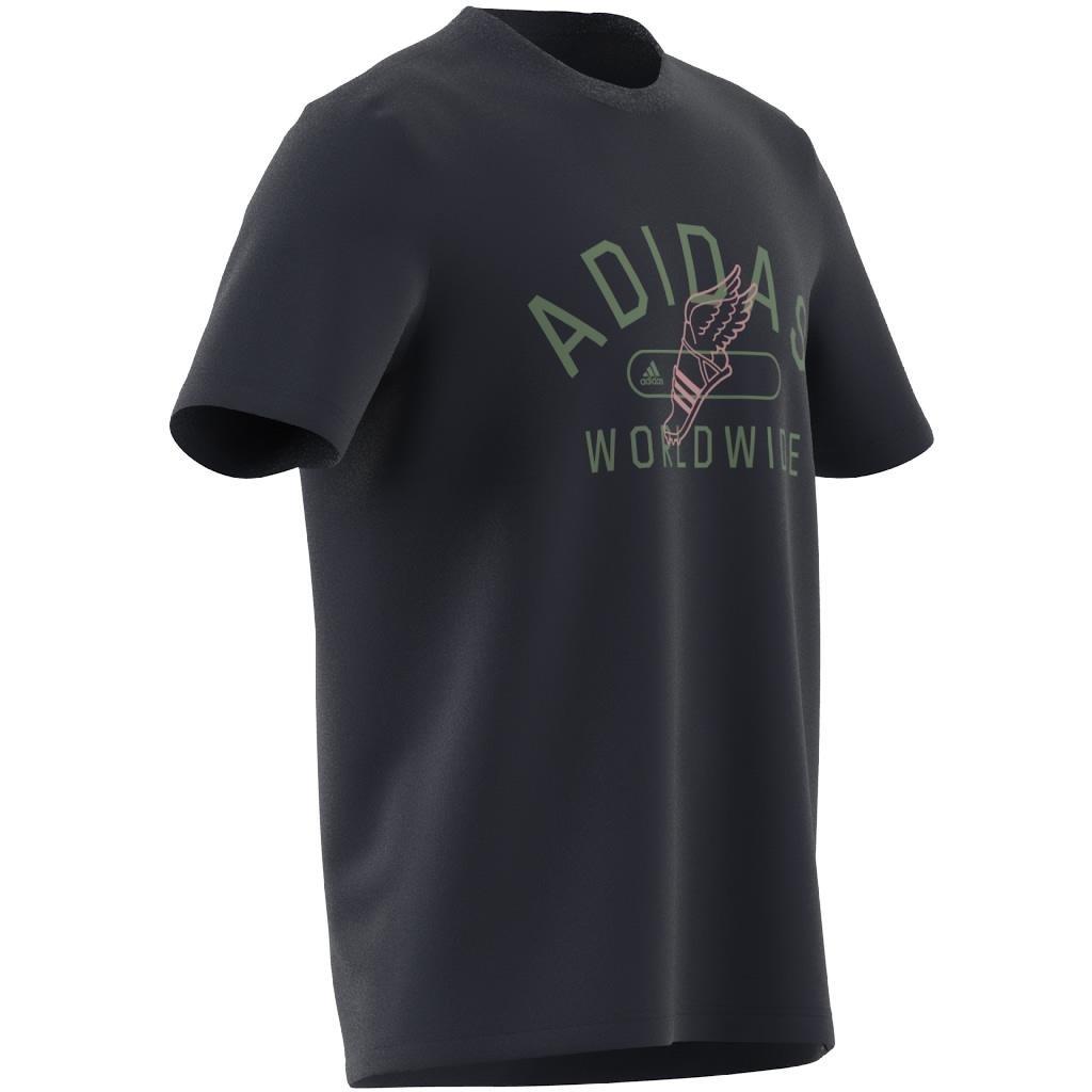 Collegiate Graphic T-shirt, Blue, , large image number 12