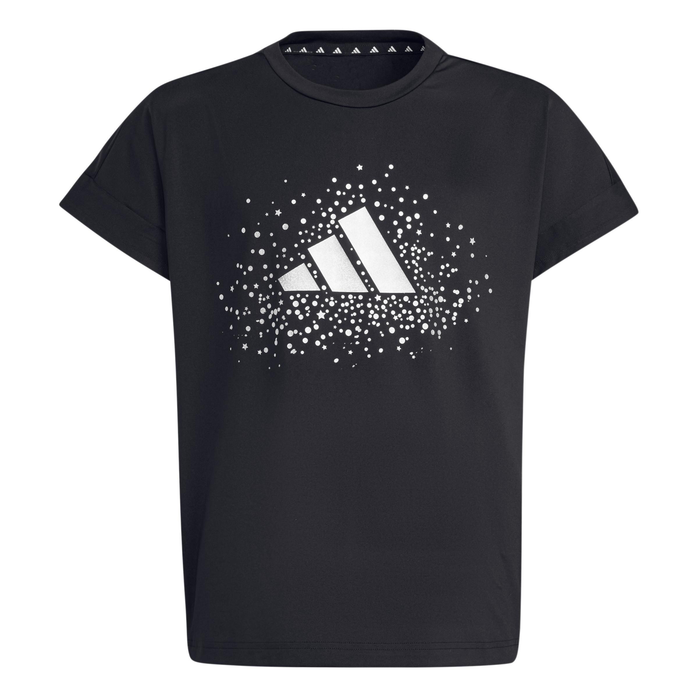 Kids Winter T-Shirt, Black, A901_ONE, large image number 0