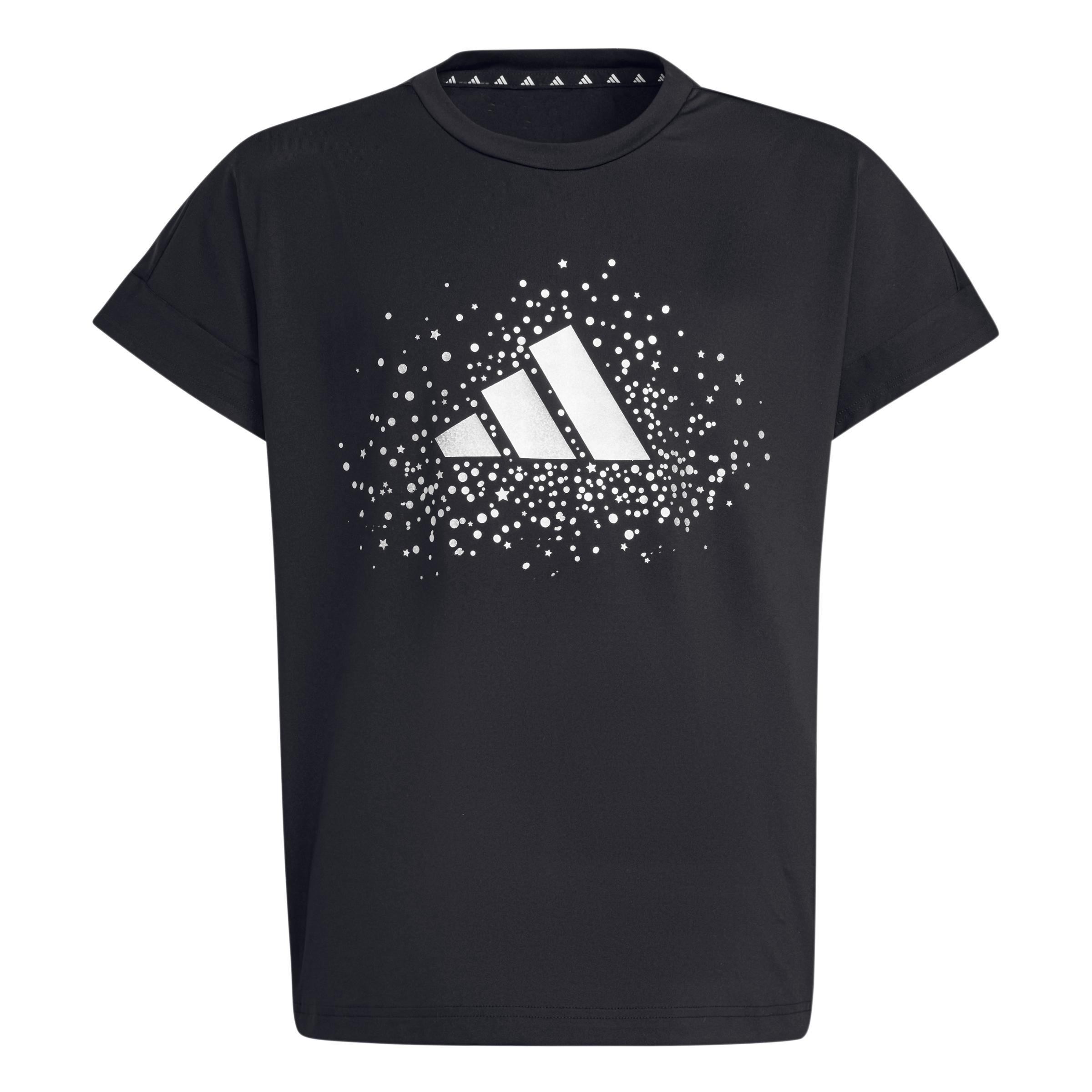 Kids Winter T-Shirt, Black, A901_ONE, large image number 2