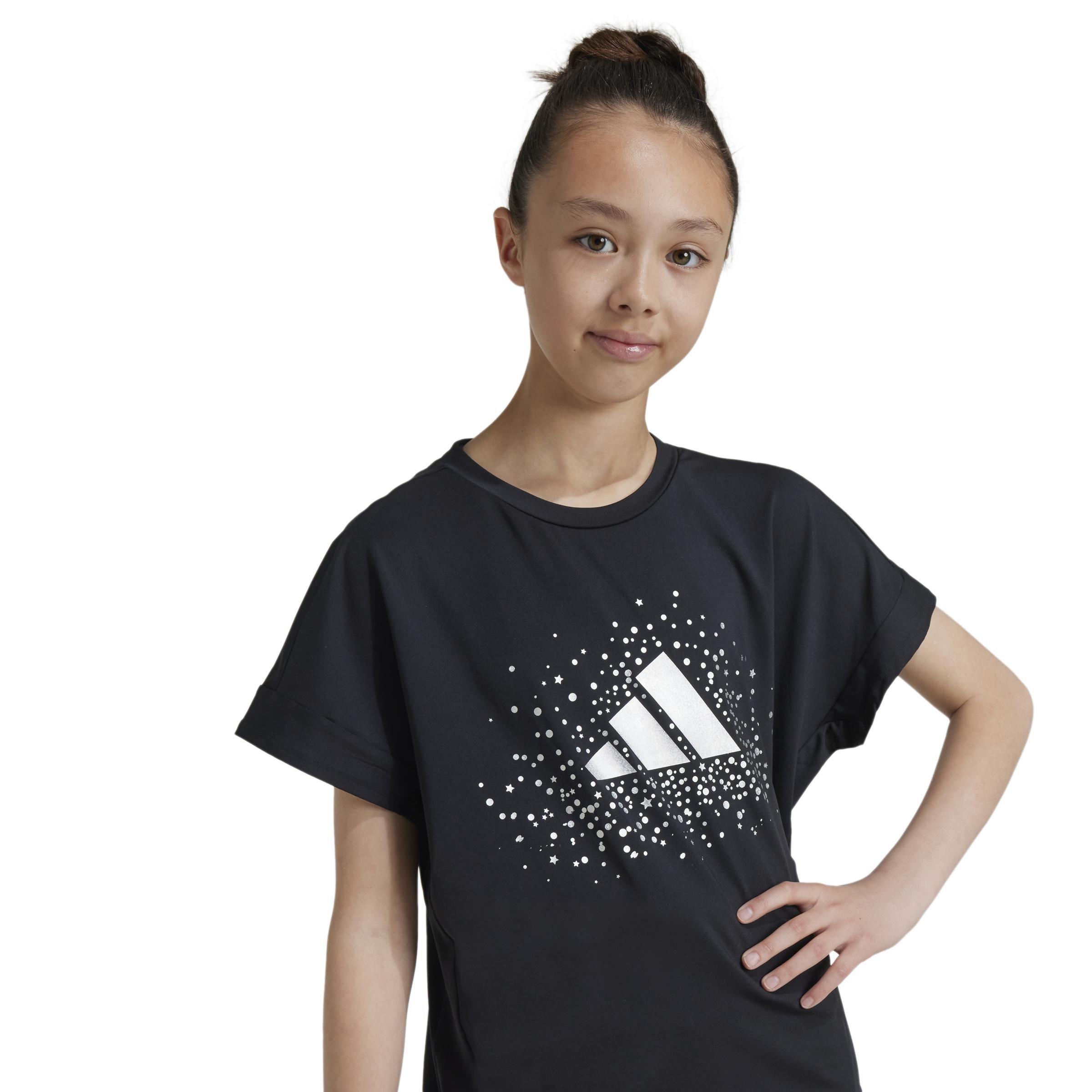 Kids Winter T-Shirt, Black, A901_ONE, large image number 4