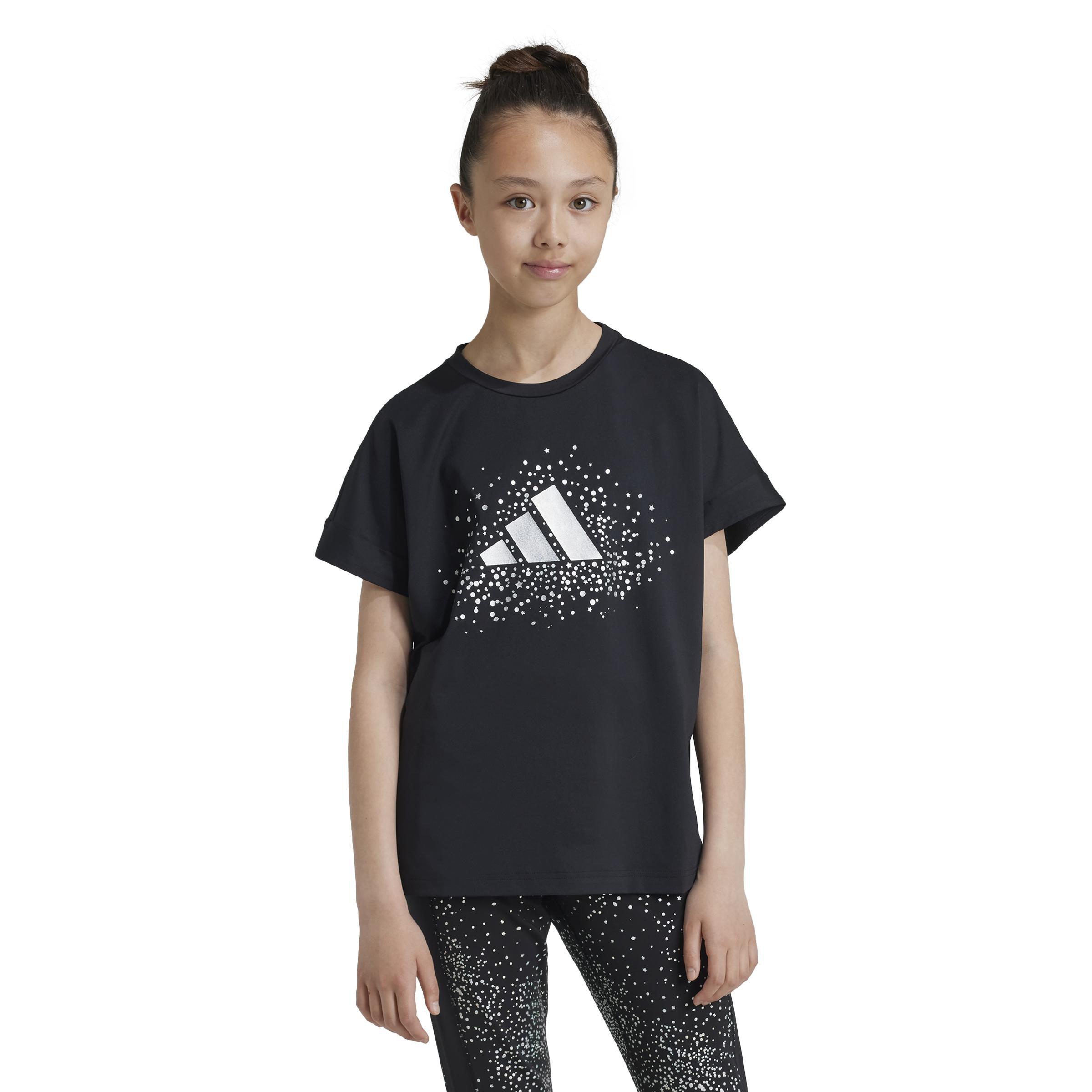 Kids Winter T-Shirt, Black, A901_ONE, large image number 6
