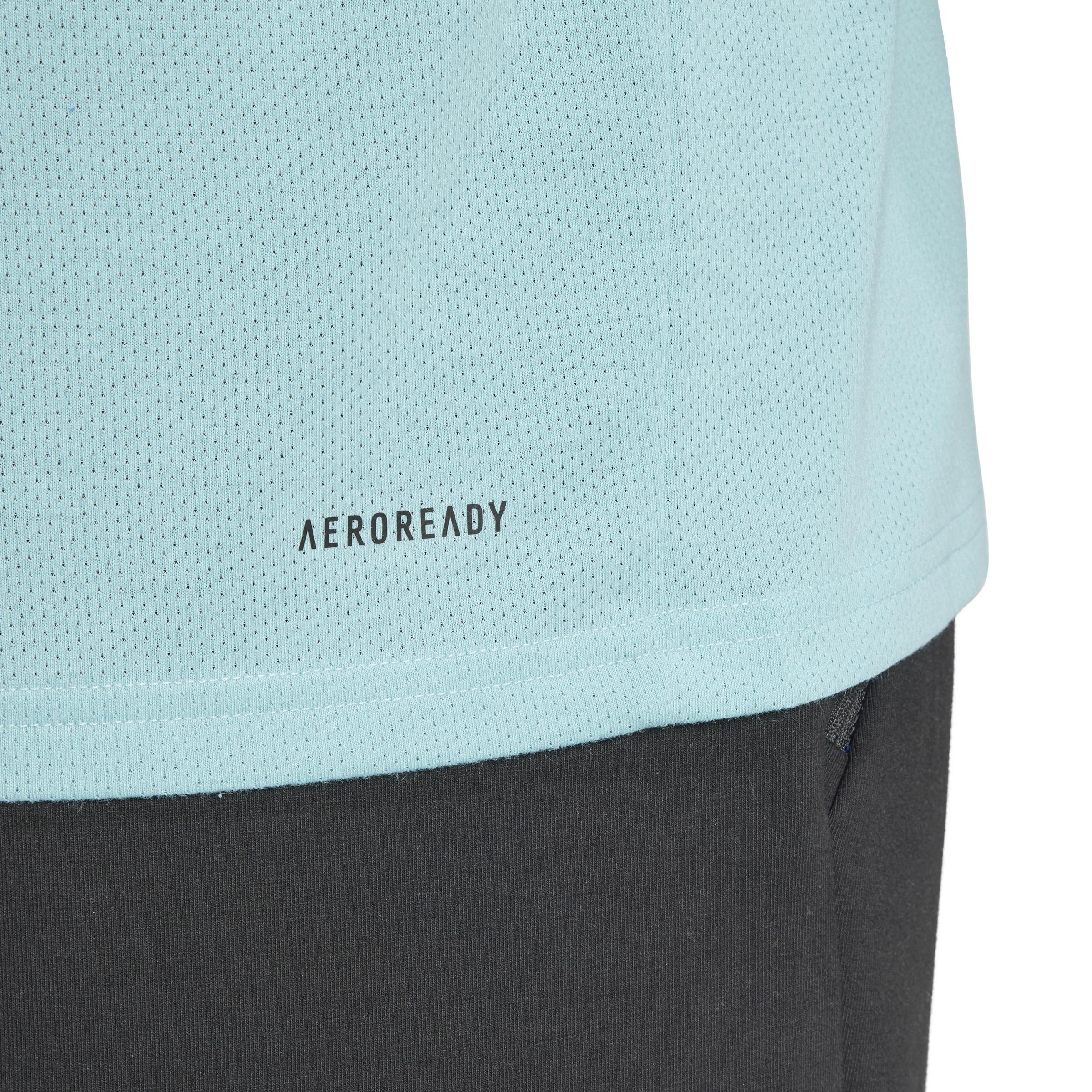 Train Essentials Comfort Training T-Shirt, Turquoise, A901_ONE, large image number 5