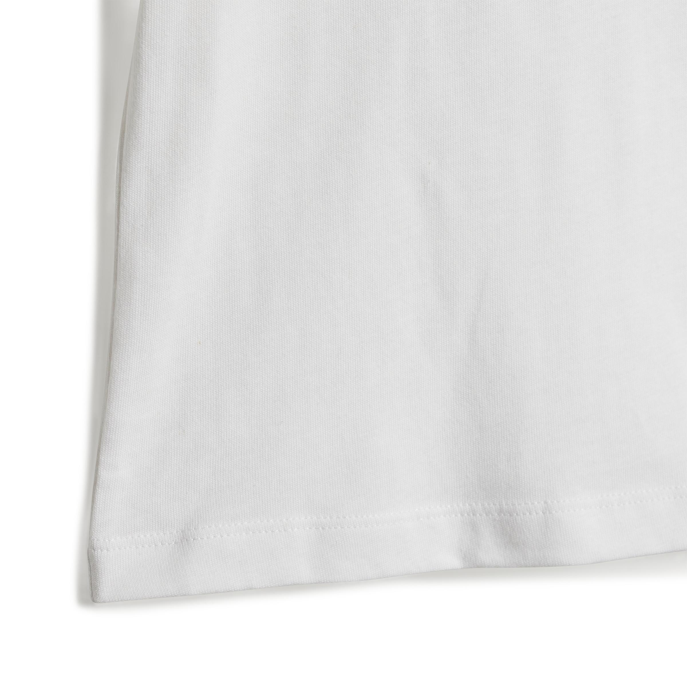 Unisex Kids Adibreak Shorts Tee Set, White, , large image number 6