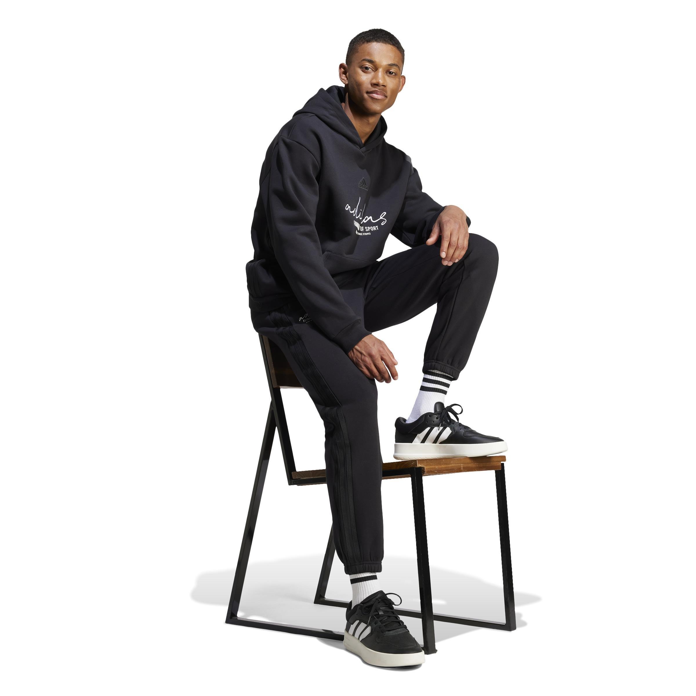 Brand Love Fleece Joggers, Black, A901_ONE, large image number 11