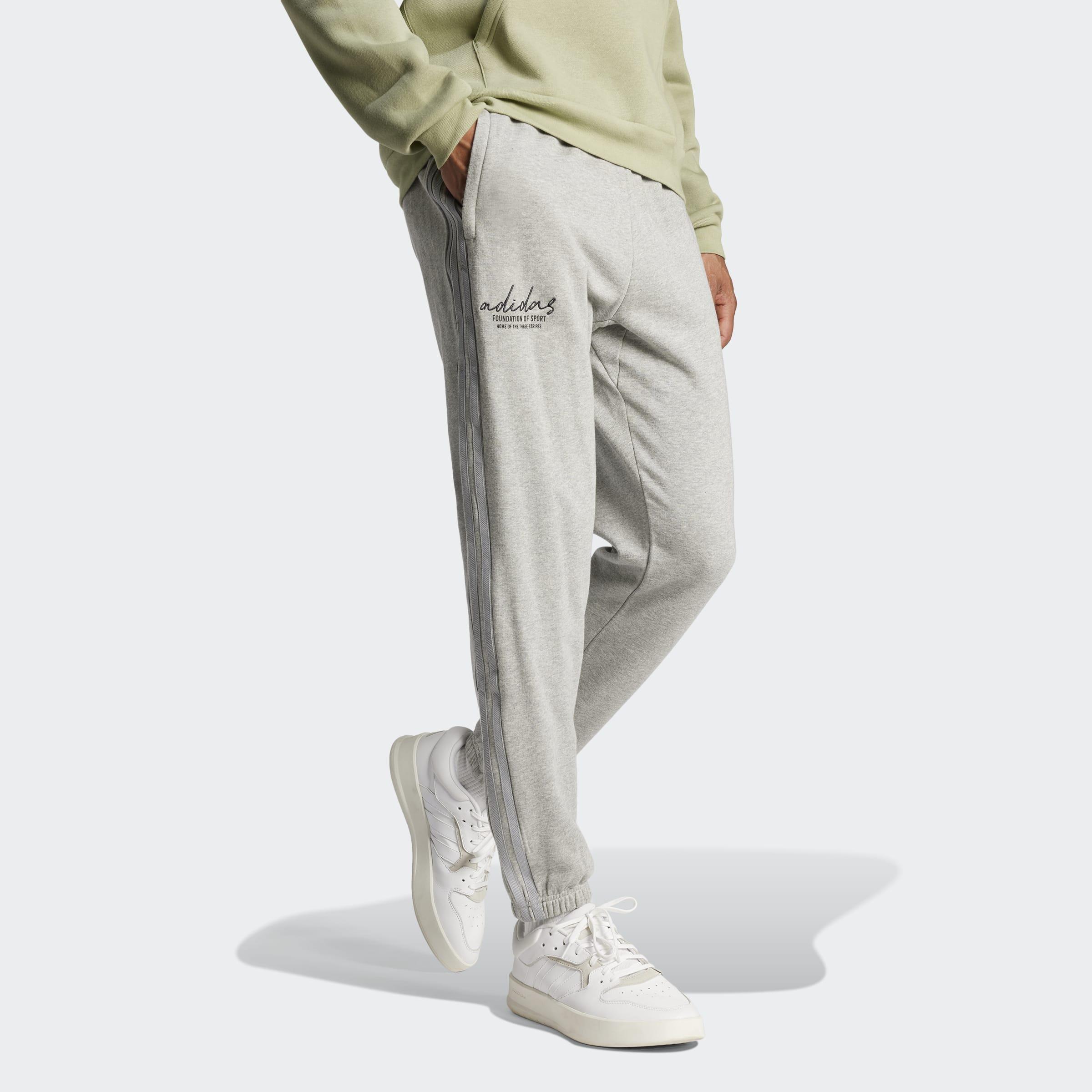 Brand Love French Terry Joggers, Grey, A901_ONE, large image number 5