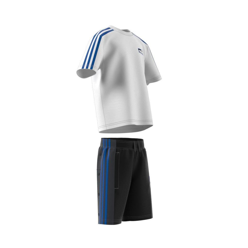 Unisex Kids Shorts Tee Set, White, , large image number 5