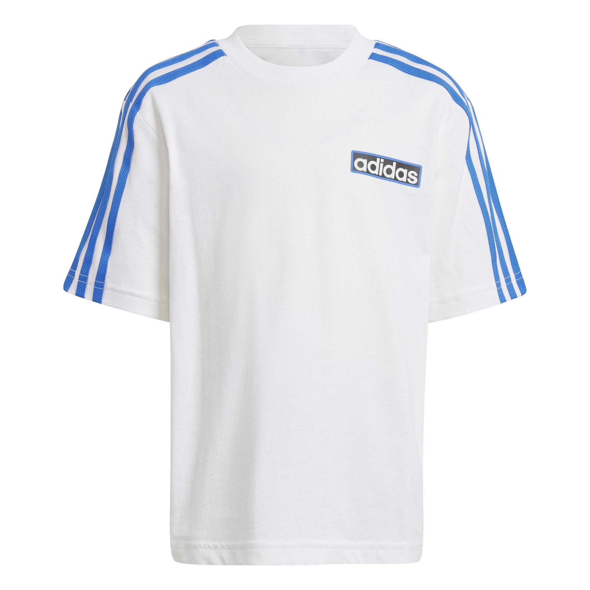 Unisex Kids Shorts Tee Set, White, A901_ONE, large image number 6