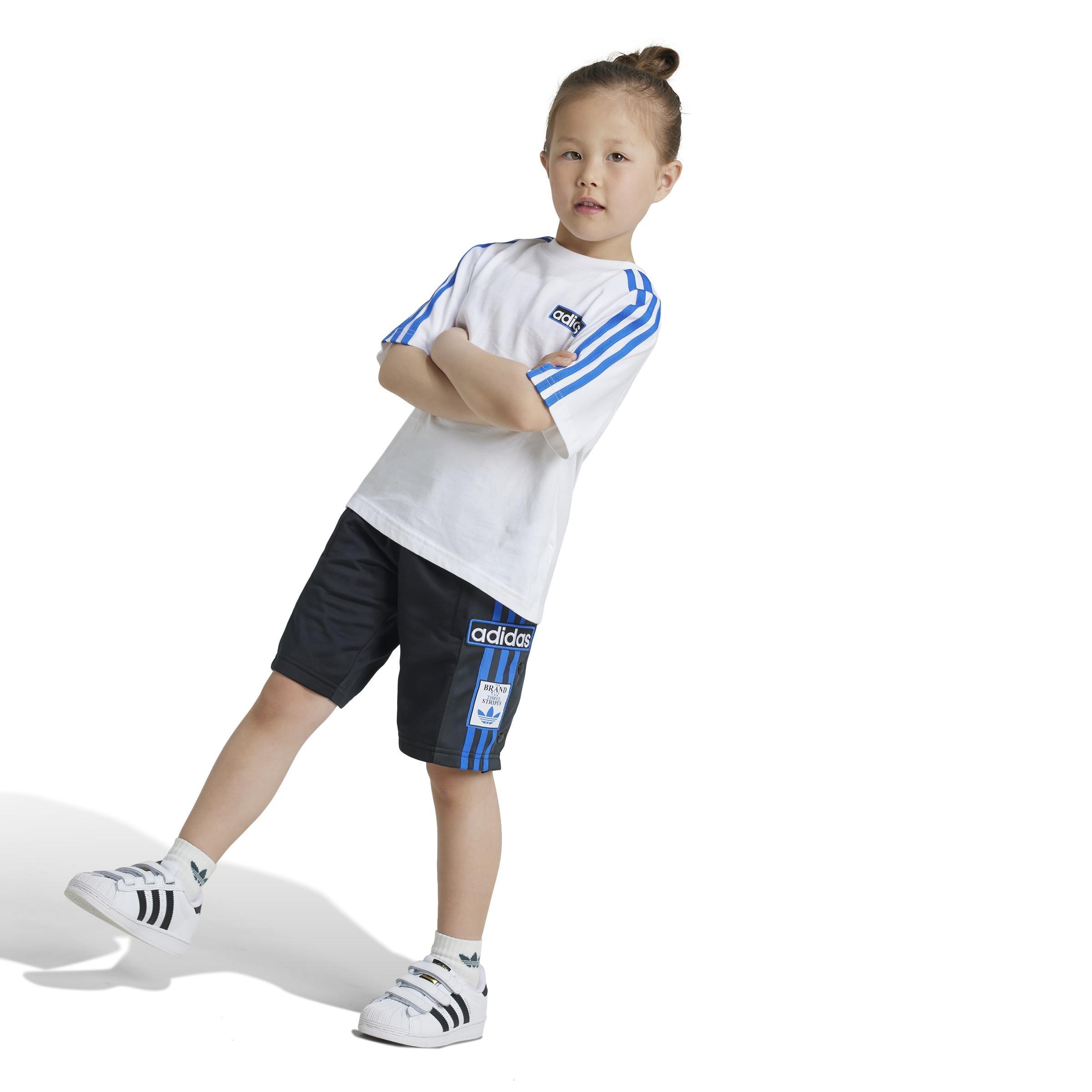 Unisex Kids Shorts Tee Set, White, A901_ONE, large image number 14