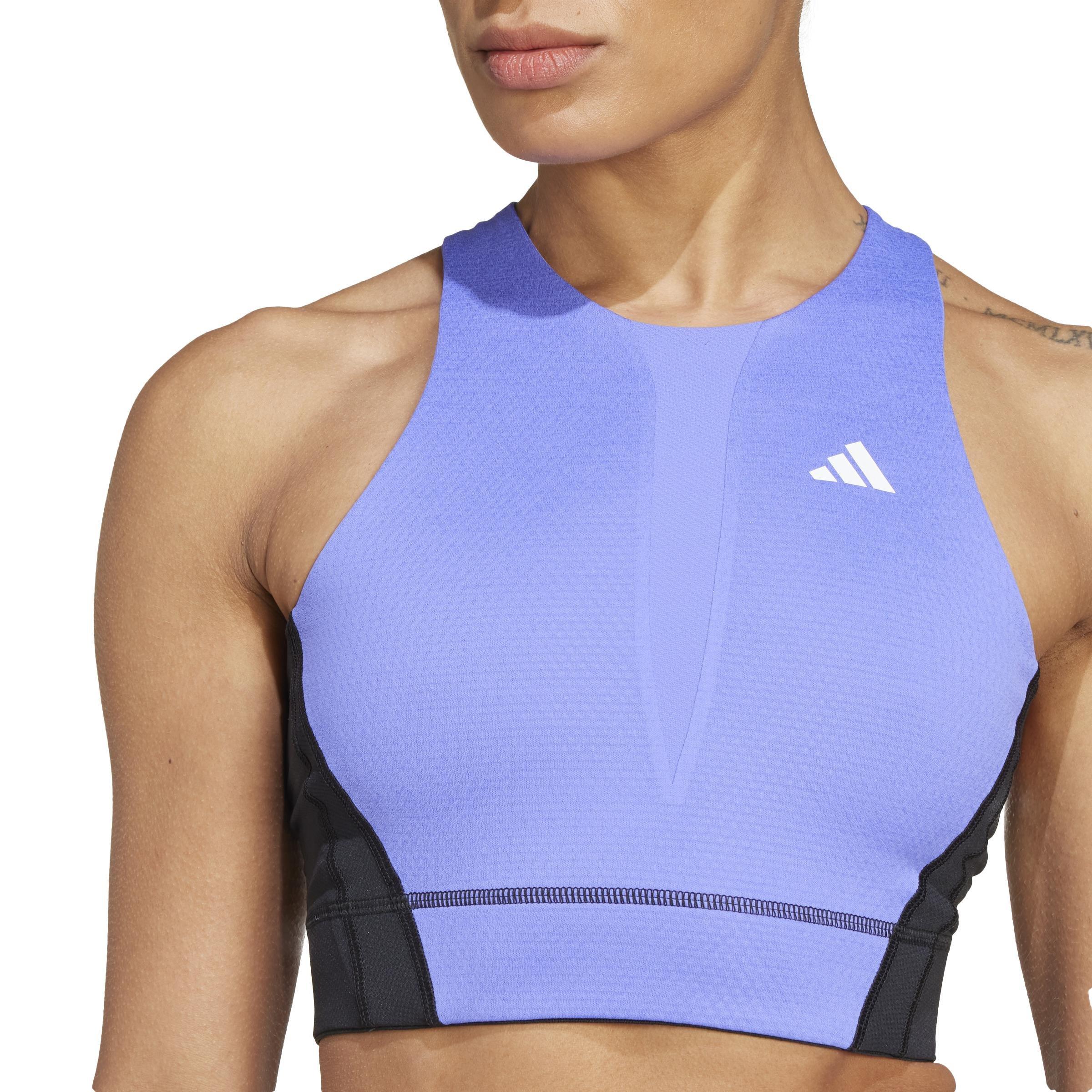 Tennis Pro HEAT.RDY Crop Top, Blue, A901_ONE, large image number 4