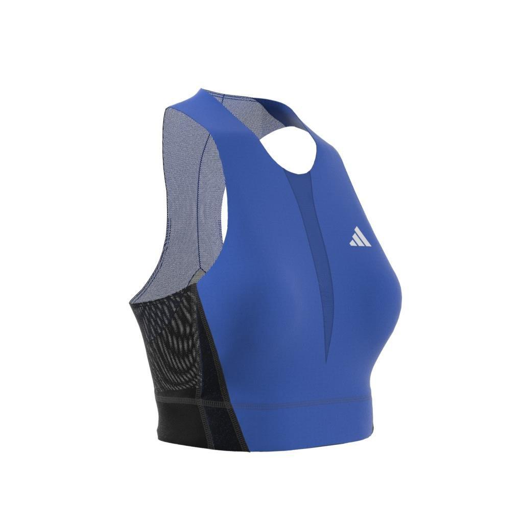 Tennis Pro HEAT.RDY Crop Top, Blue, A901_ONE, large image number 10