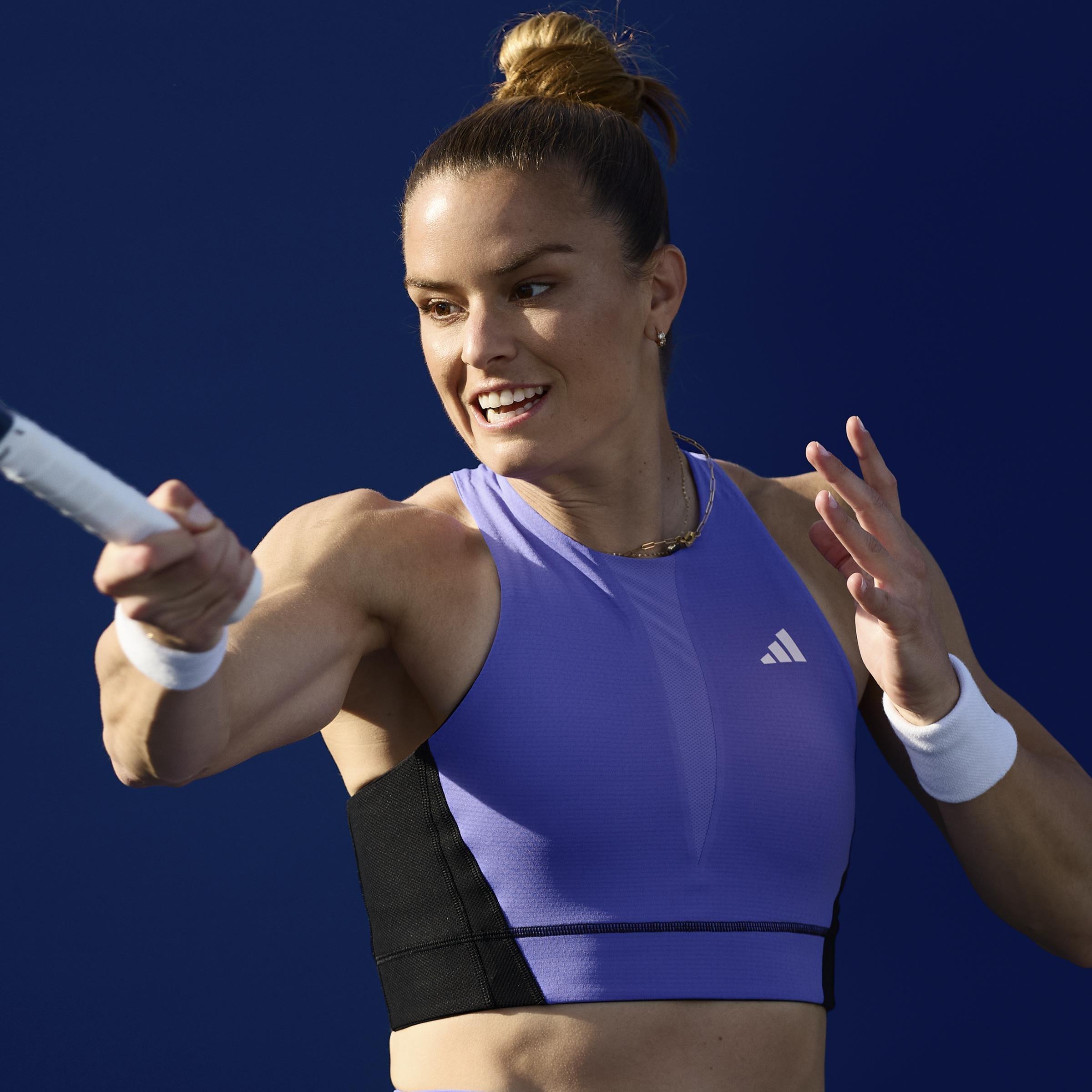 Tennis Pro HEAT.RDY Crop Top, Blue, A901_ONE, large image number 12