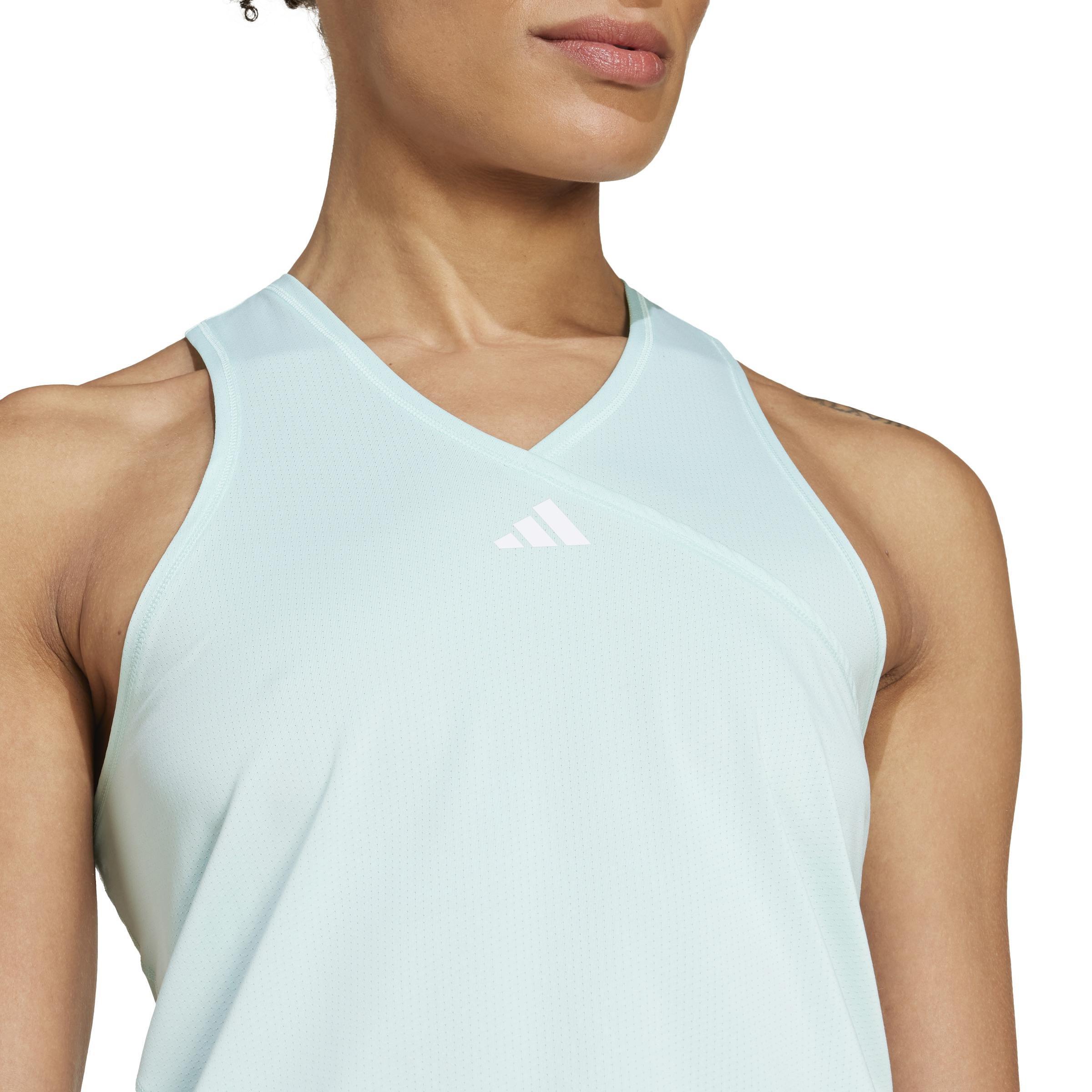 Club Tennis V-Neck Tank Top, Turquoise, A901_ONE, large image number 5