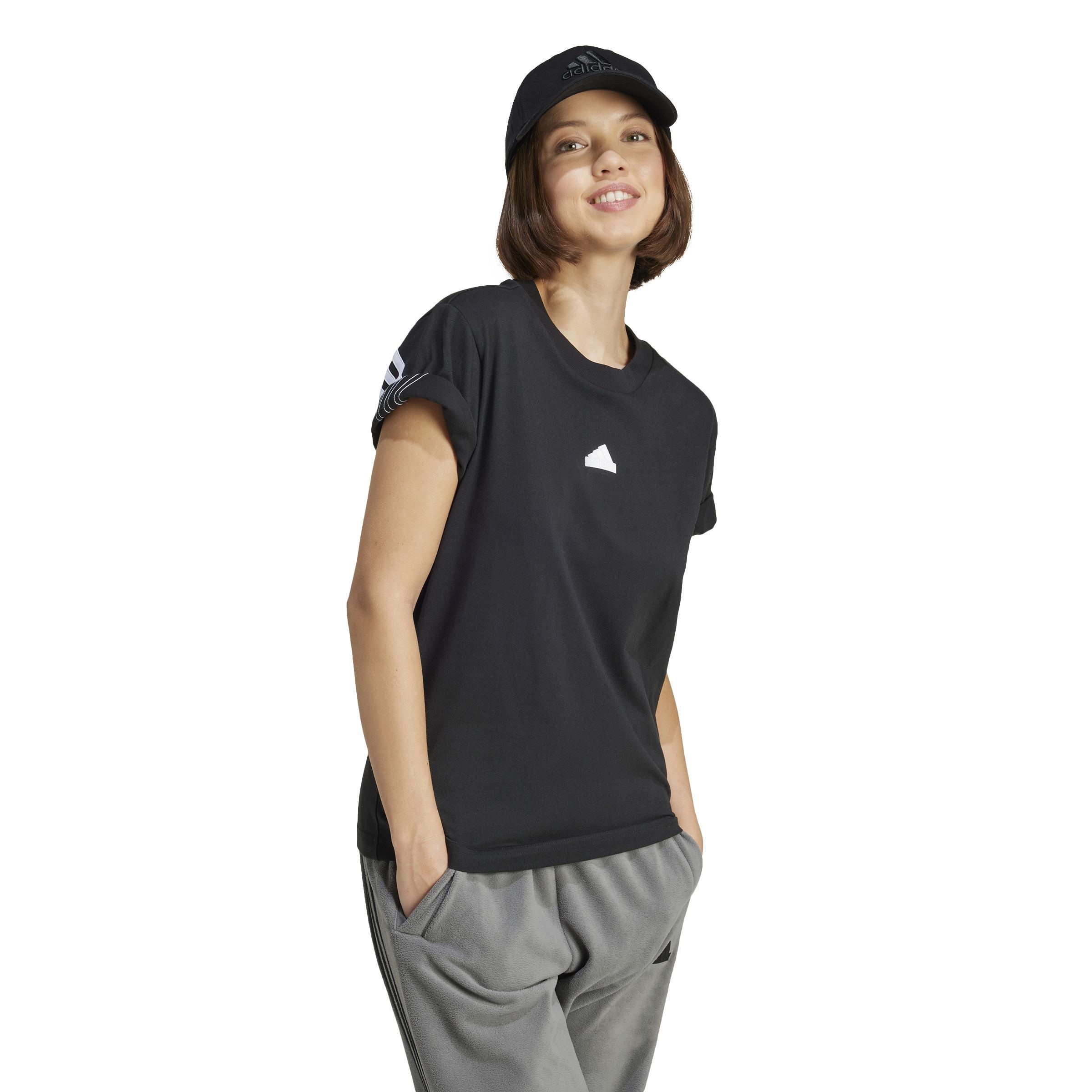 Future Icons 3-Stripes T-Shirt, Black, A901_ONE, large image number 13