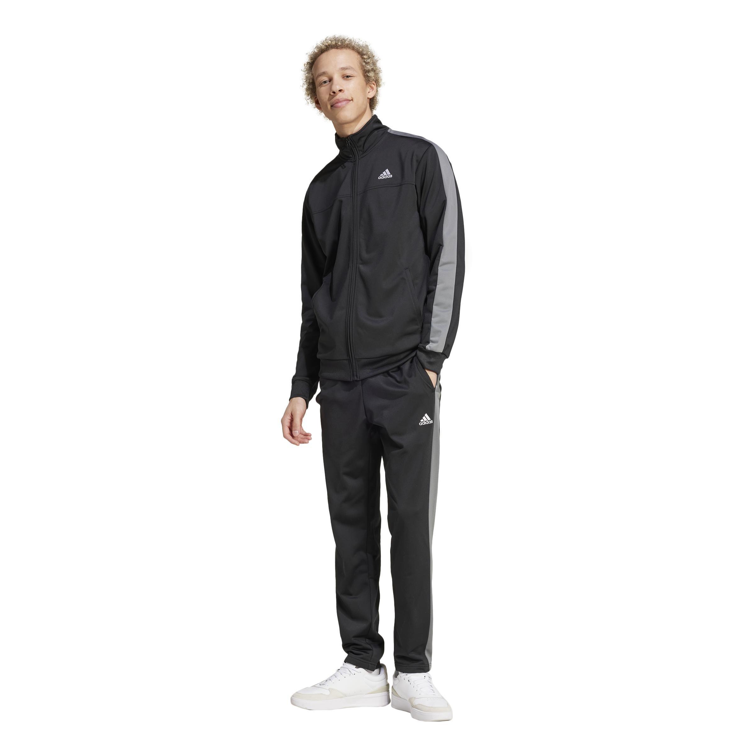 Sportswear Small Logo Tricot Colorblock Track Suit, Black, , large image number 5